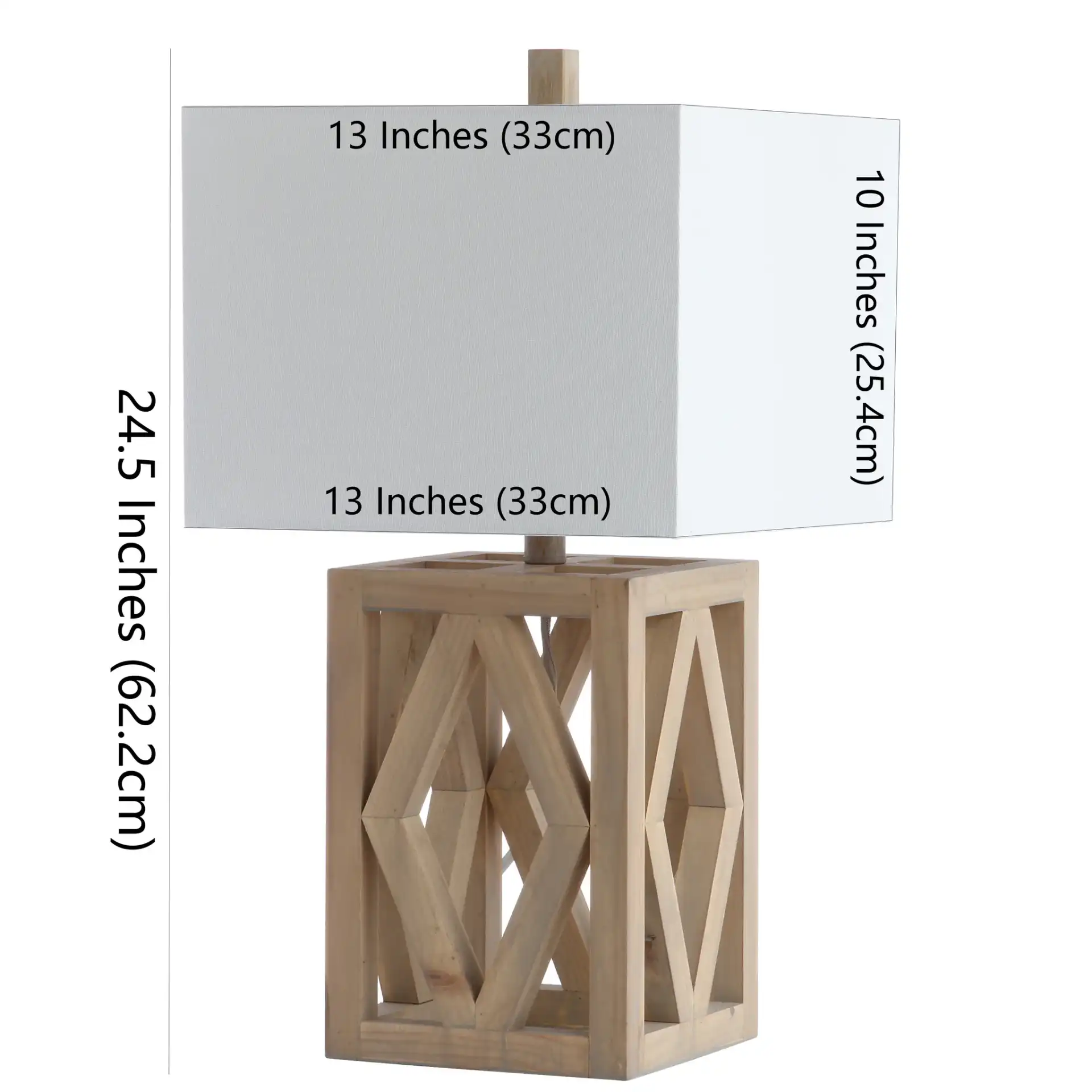 Turner Table Lamp (Set Of 2) in Brown, detail view