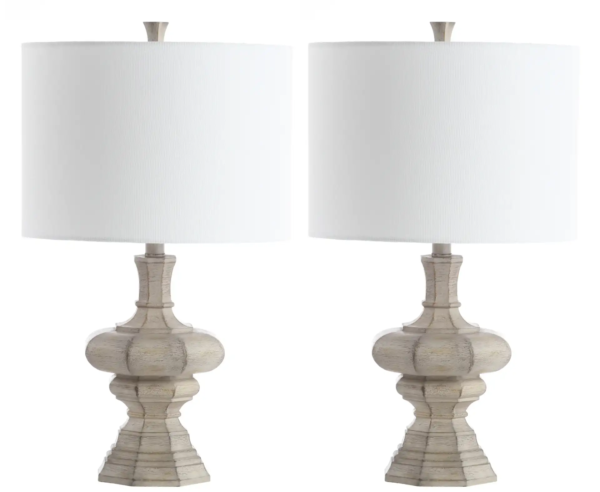 Melville Table Lamp (Set Of 2) in Gray Wash, detail view