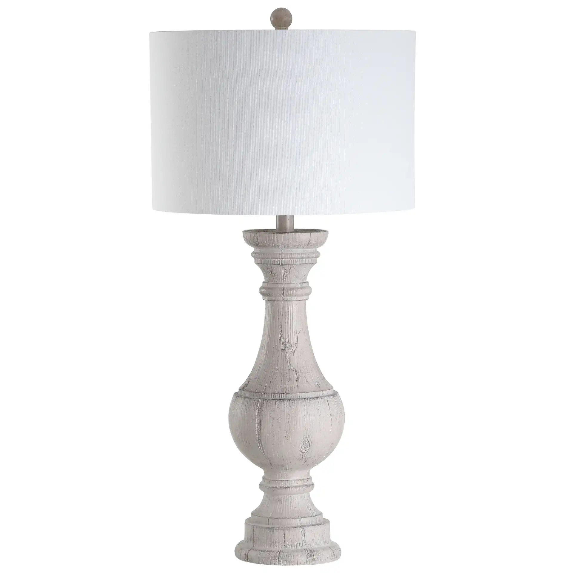 Savion Table Lamp (Set Of 2) in White Washed, detail view