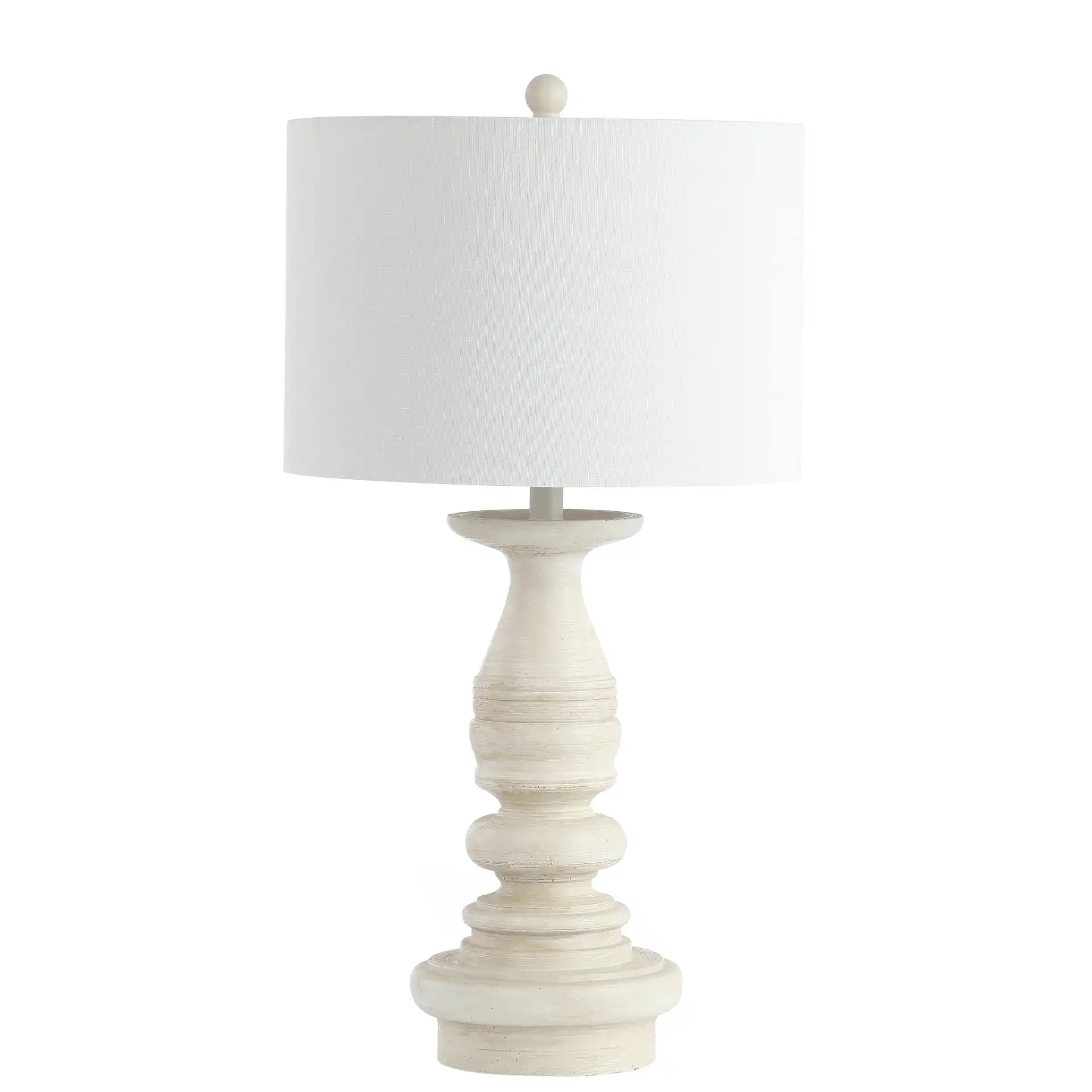 Jareth Table Lamp (Set Of 2) in White, detail view