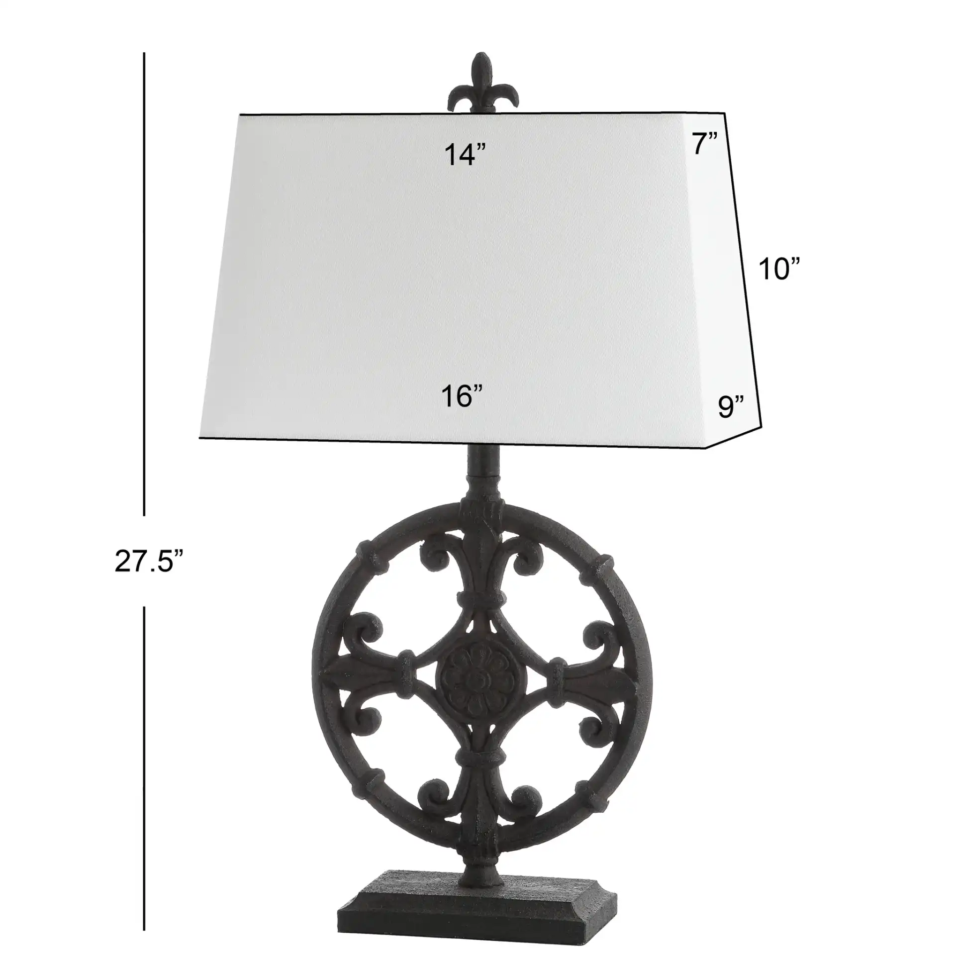 Waylon Table Lamp (Set Of 2) in Black, detail view