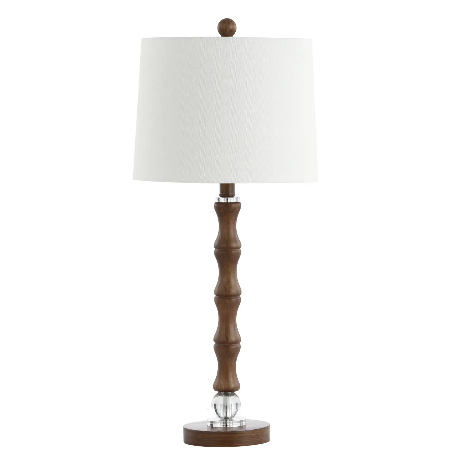 Lukas Table Lamp in Dark Brown, detail view