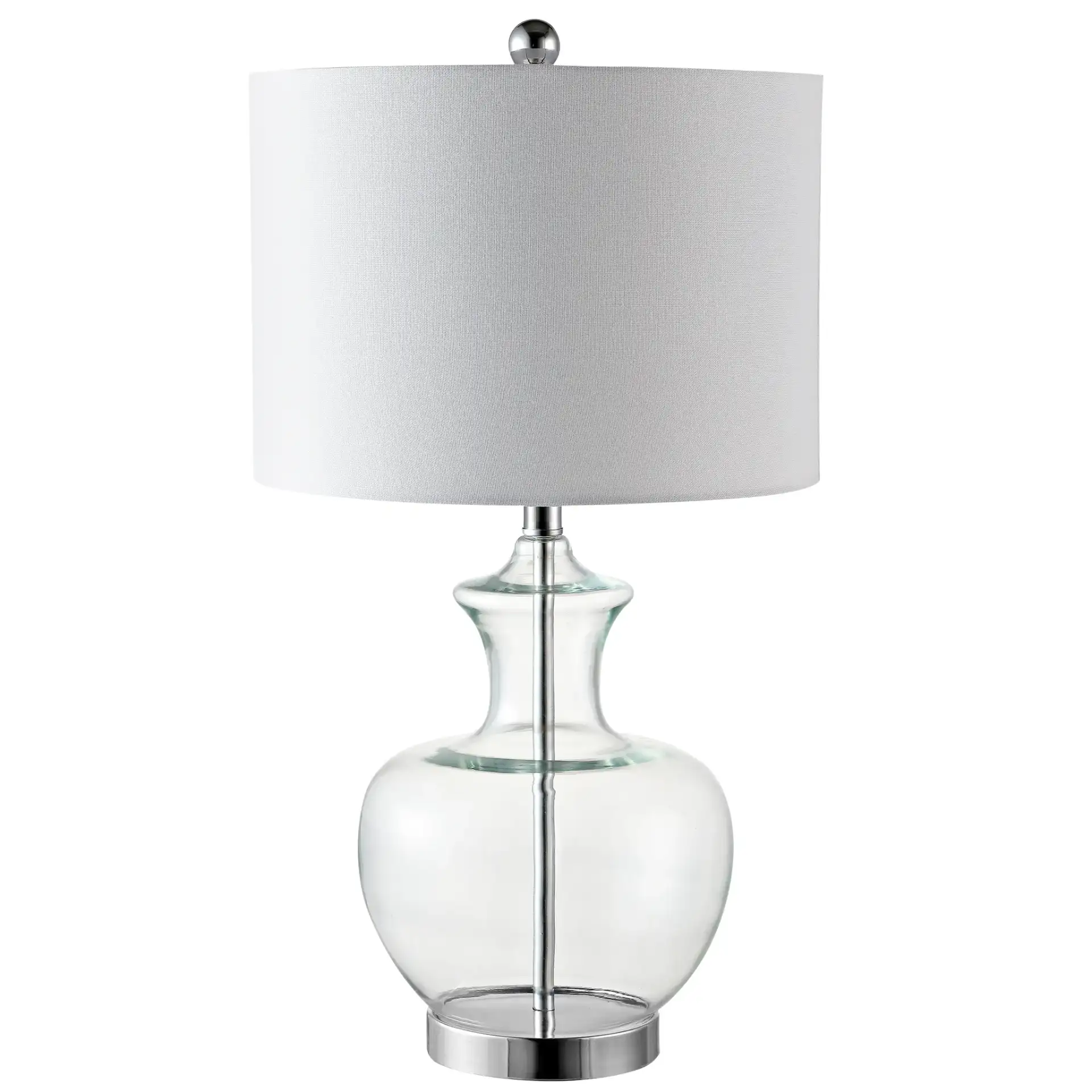 Bilsor Table Lamp (Set Of 2) in Clear / Chrome, detail view