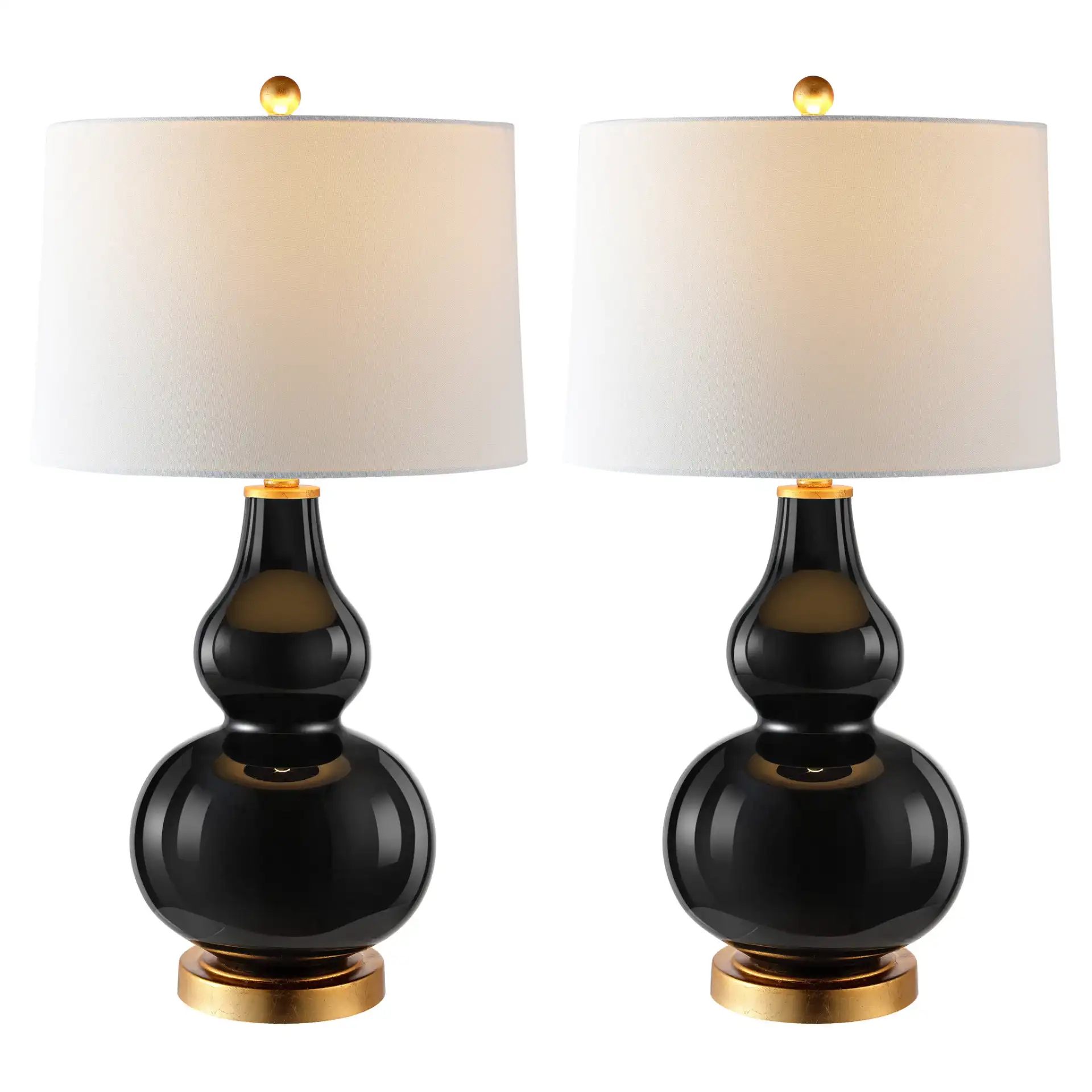 Karlen Table Lamp (Set Of 2) in Black / Gold