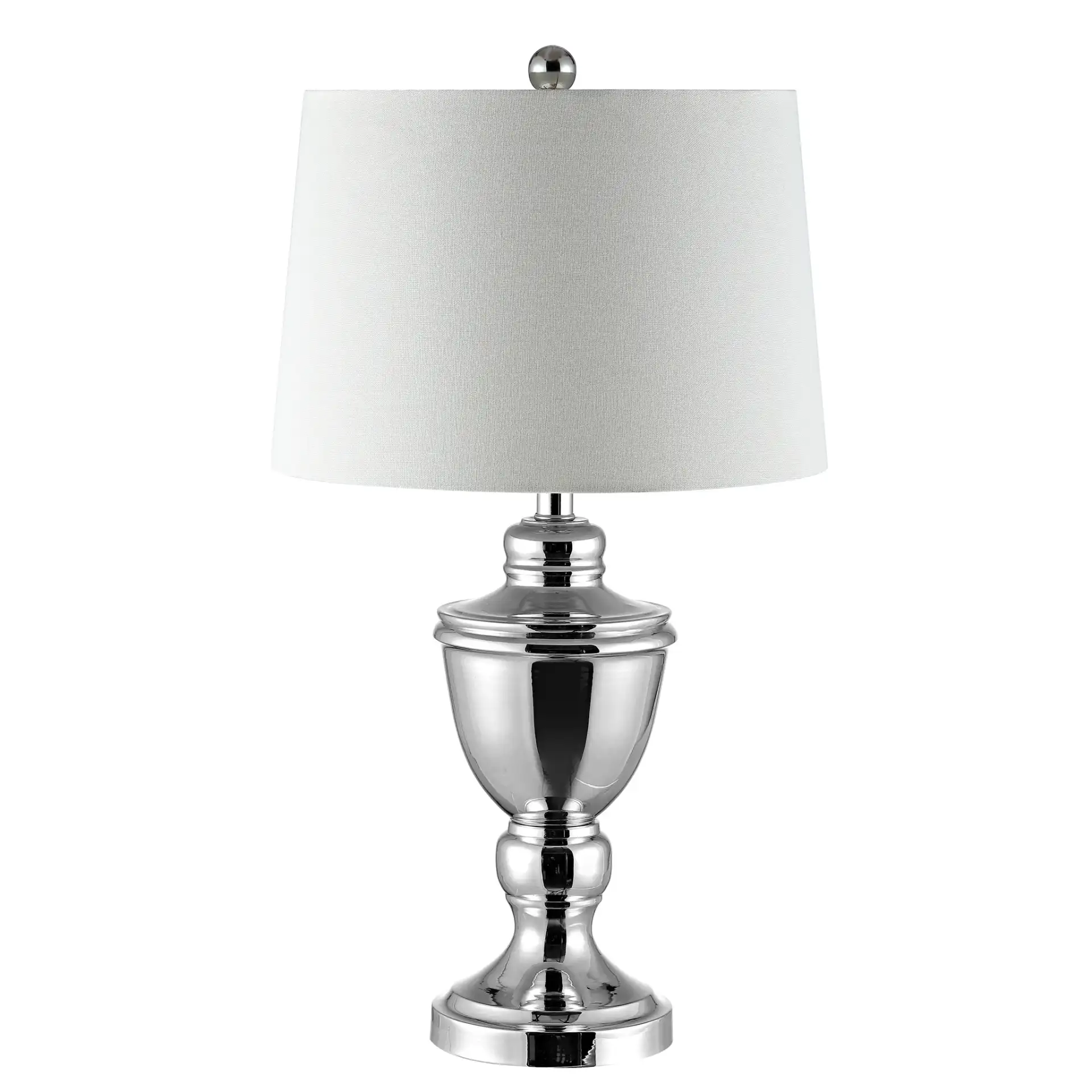 Ressa Table Lamp in Polished Nickel, detail view