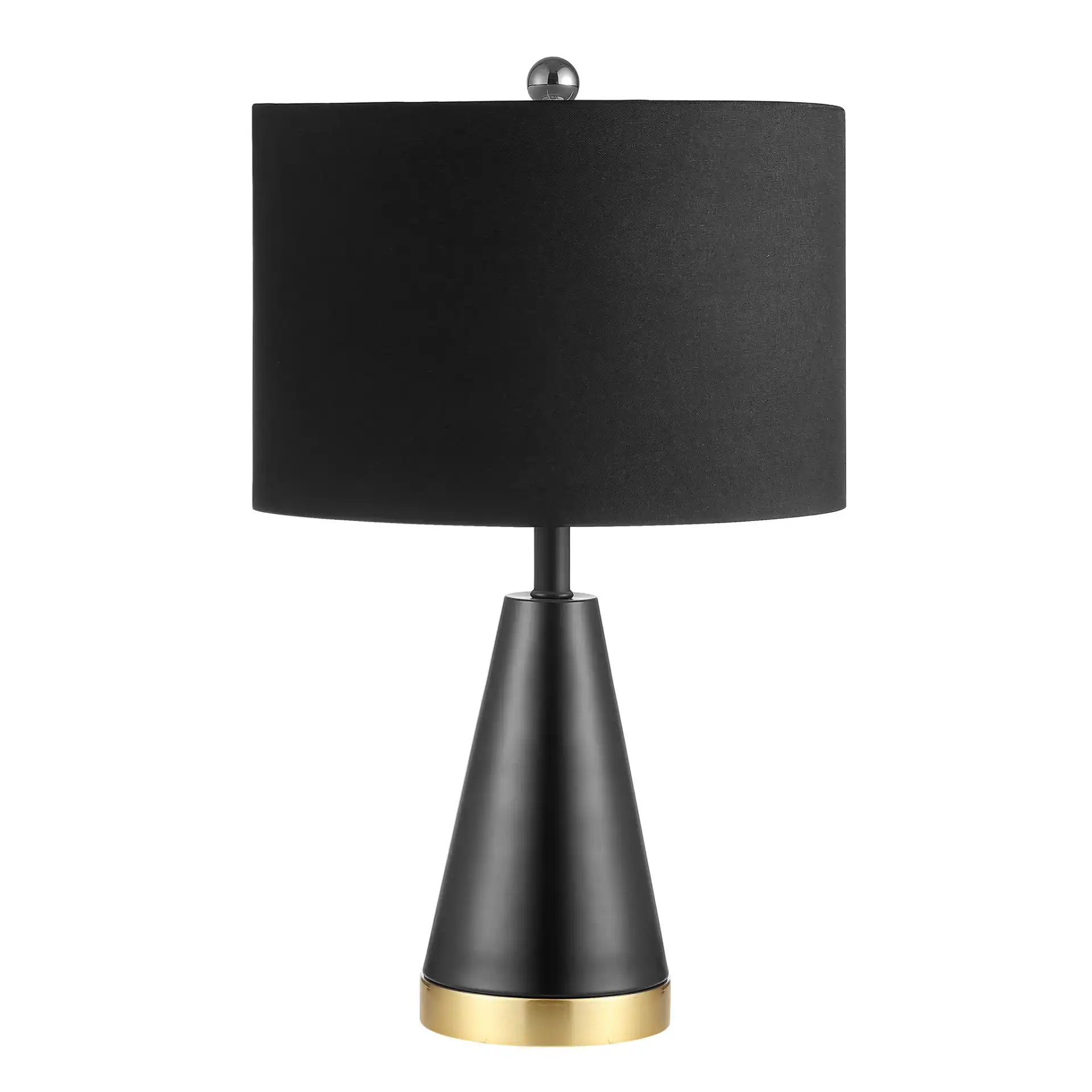 Penla Table Lamp (Set Of 2) in Black / Gold, detail view