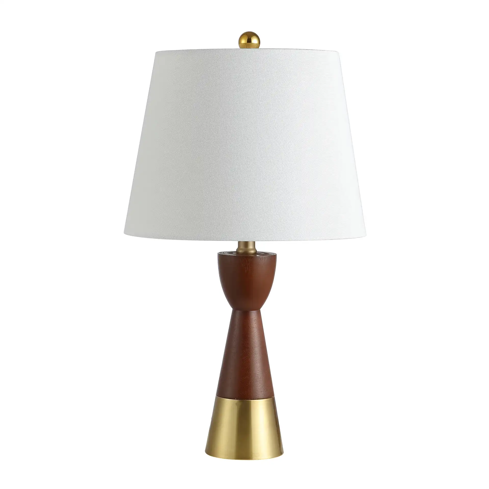Renni Table Lamp (Set of 2) in Brown / Brass Gold, detail view