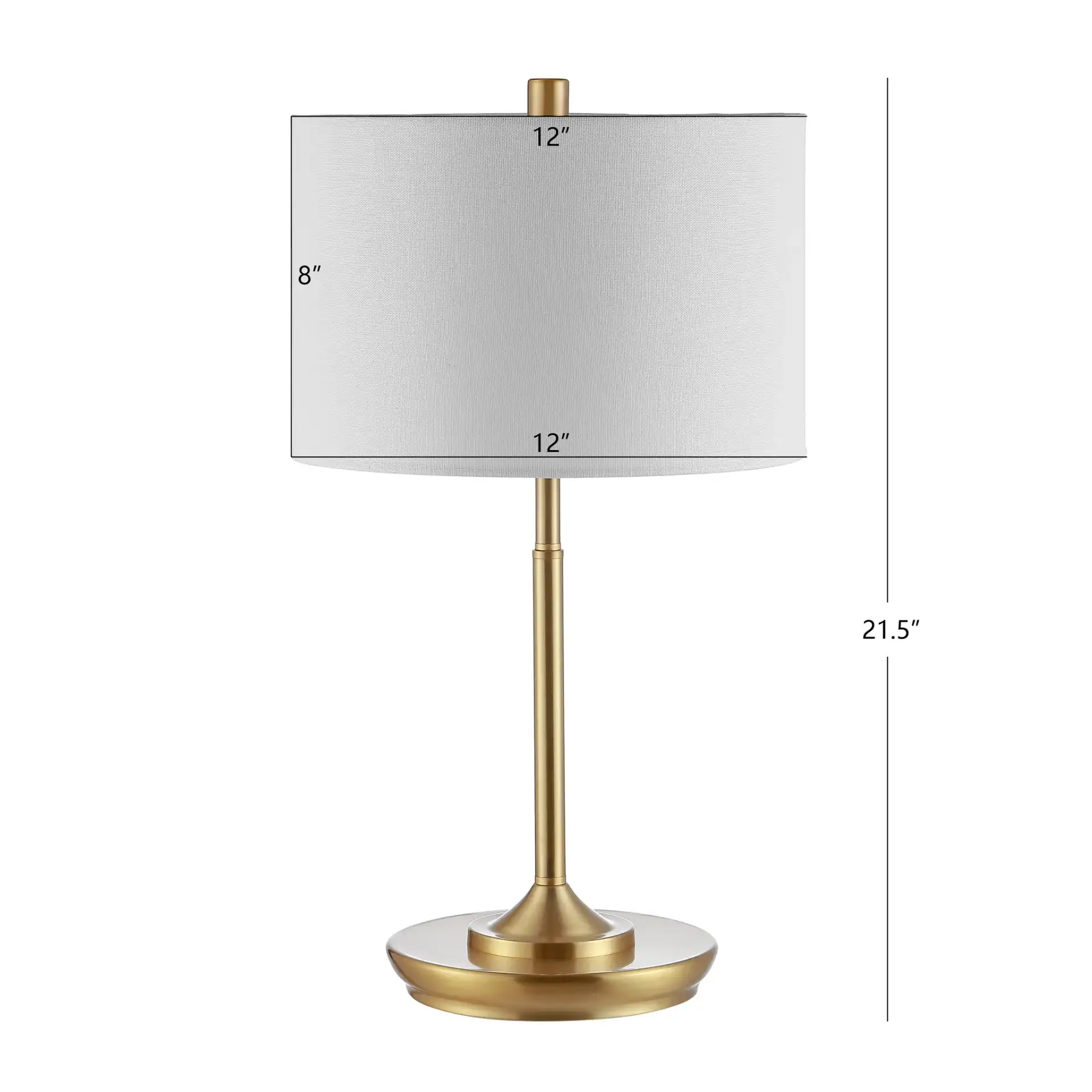 Taren Table Lamp (Set Of 2) in Gold, detail view