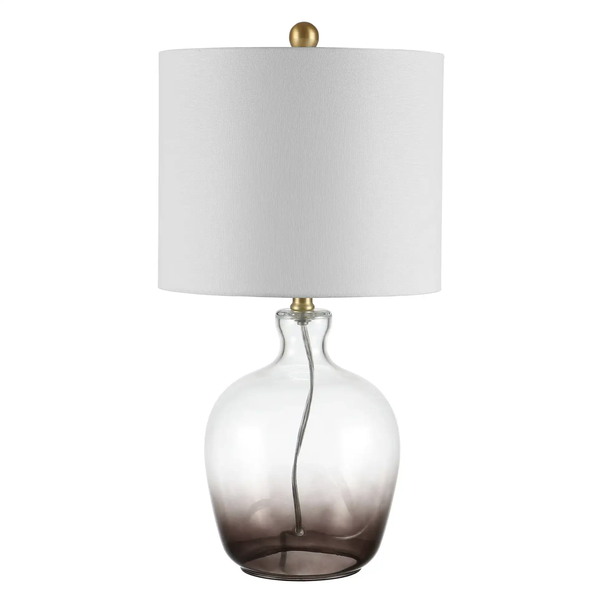 Remzi Table Lamp in Ombre Gray, detail view