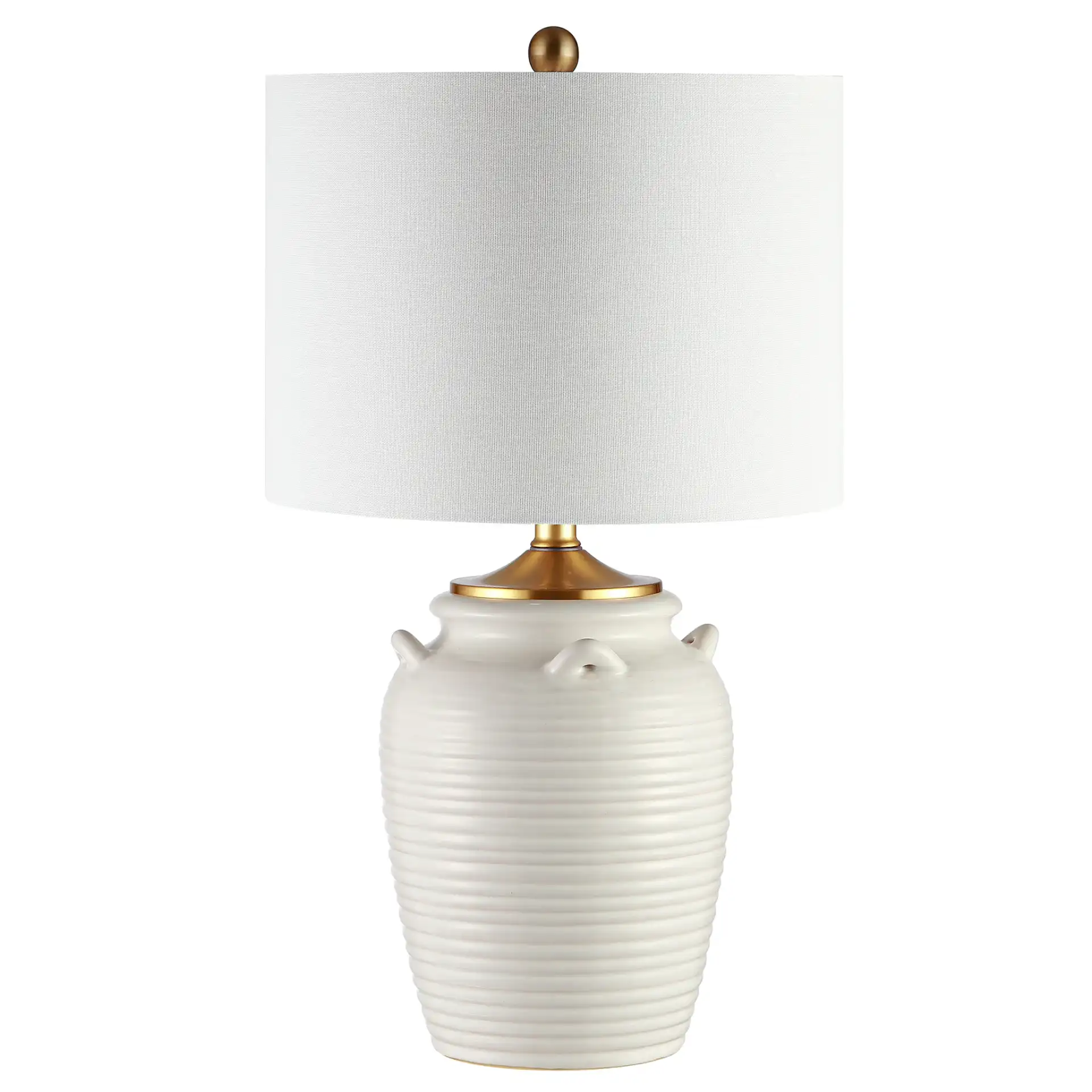 Lener Table Lamp in Ivory, detail view