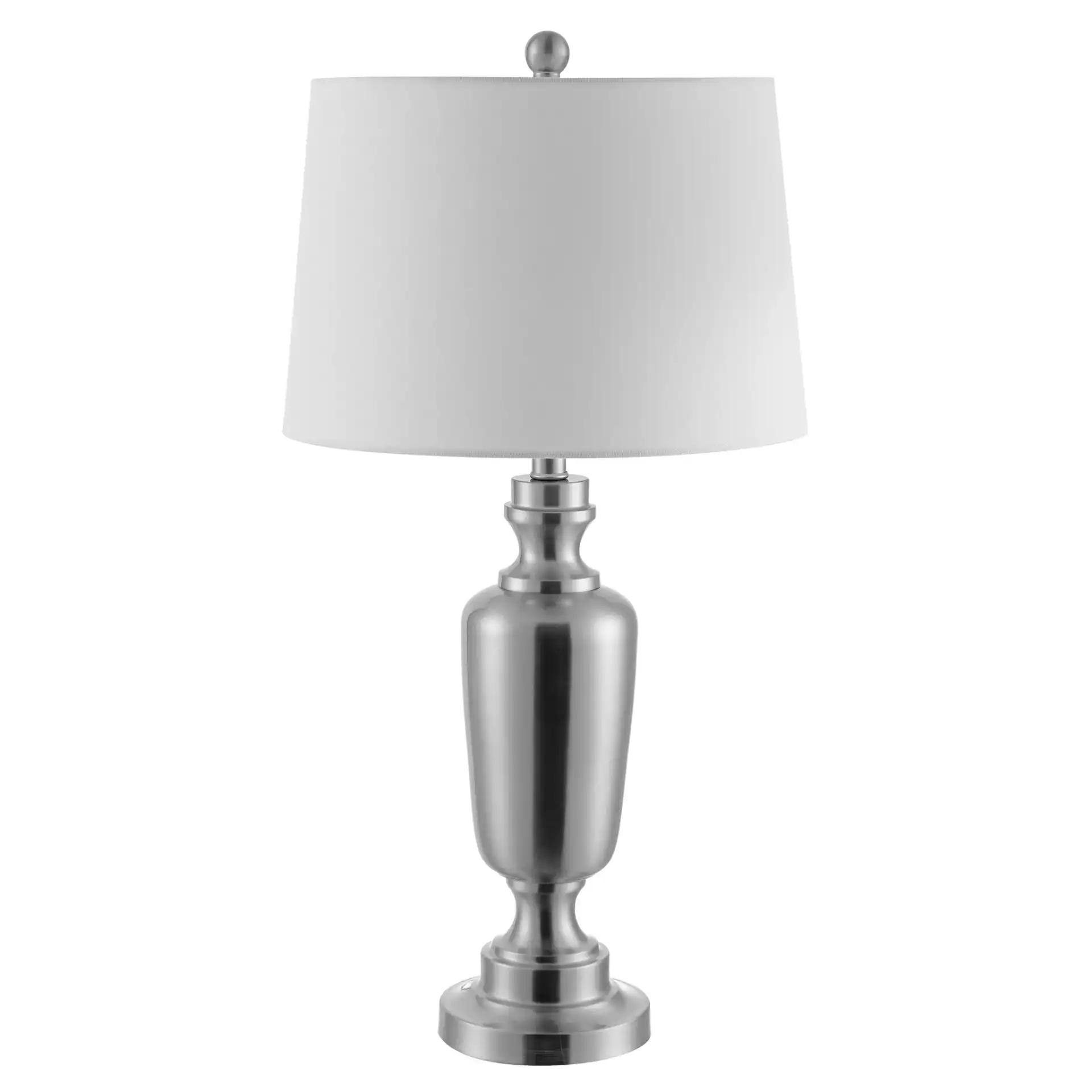 Ezra Table Lamp in Nickel, detail view