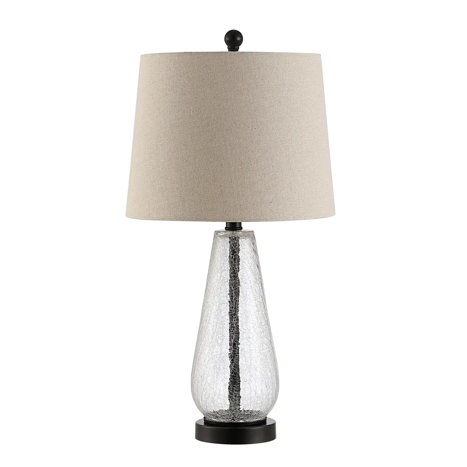 Naila Table Lamp in Clear / Bronze, detail view