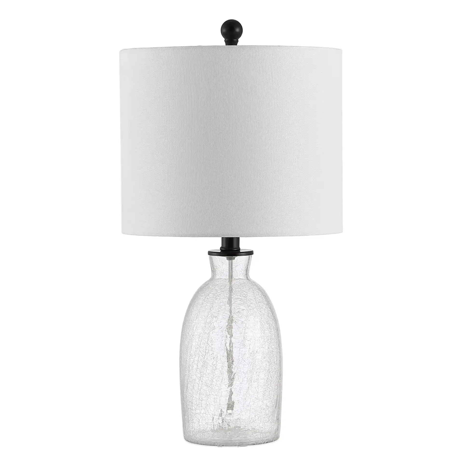 Nakula Table Lamp in Clear, detail view