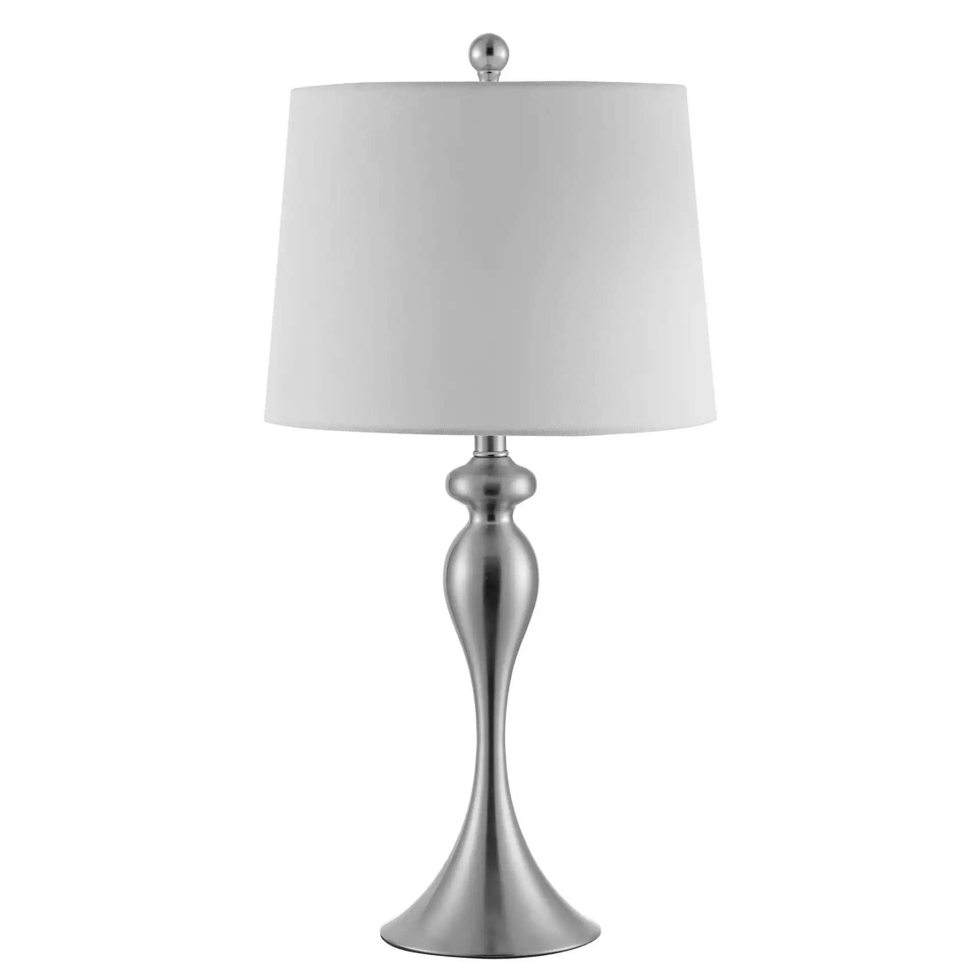 Bayan Table Lamp in Nickel, detail view