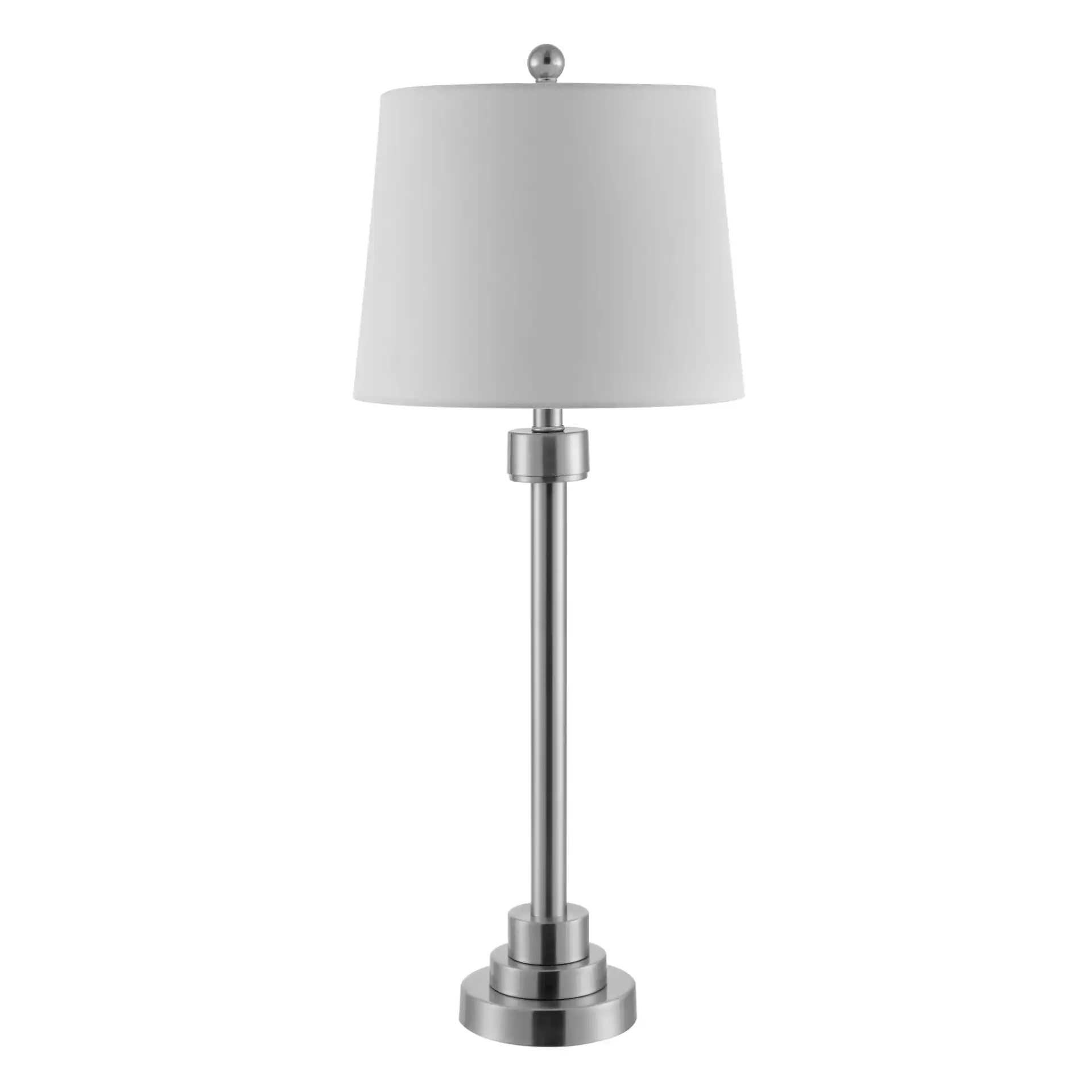 Baxter Table Lamp in Nickel, detail view