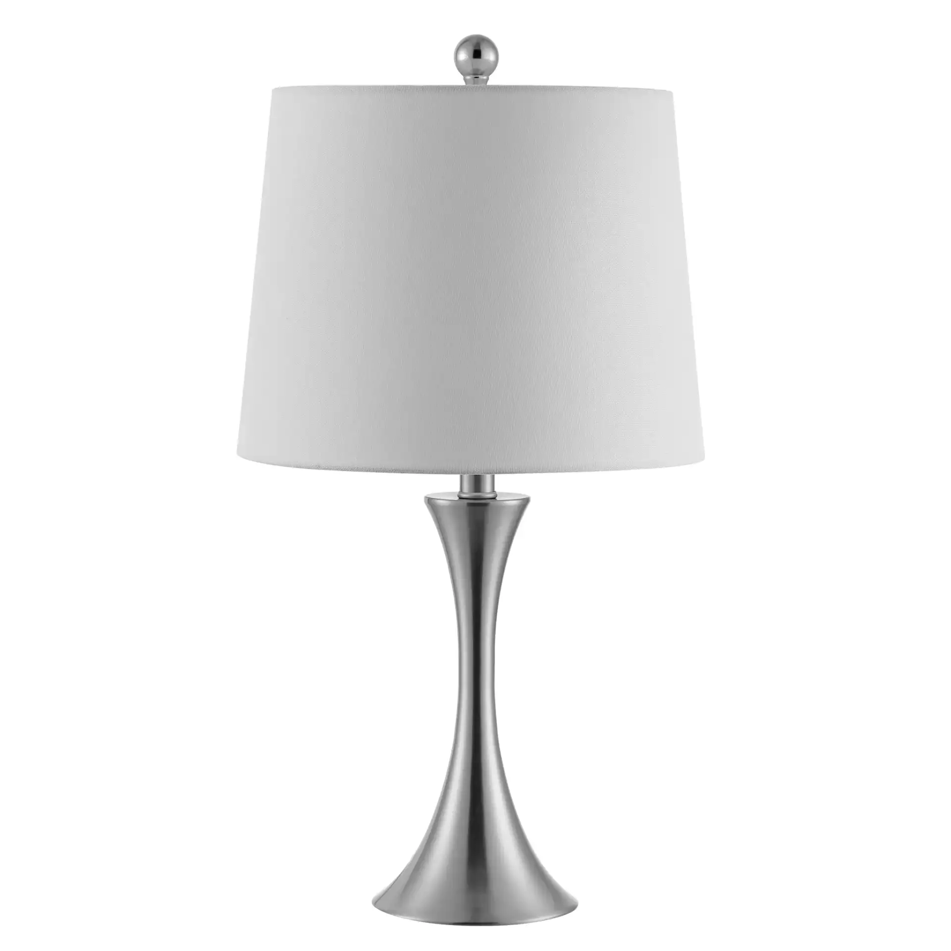 Benita Table Lamp in Nickel, detail view