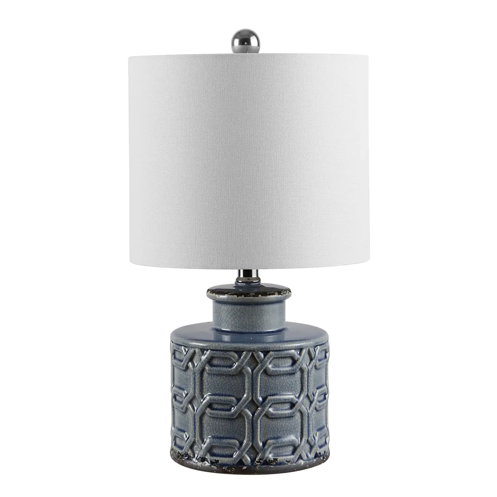 Bijou Table Lamp in Blue, detail view