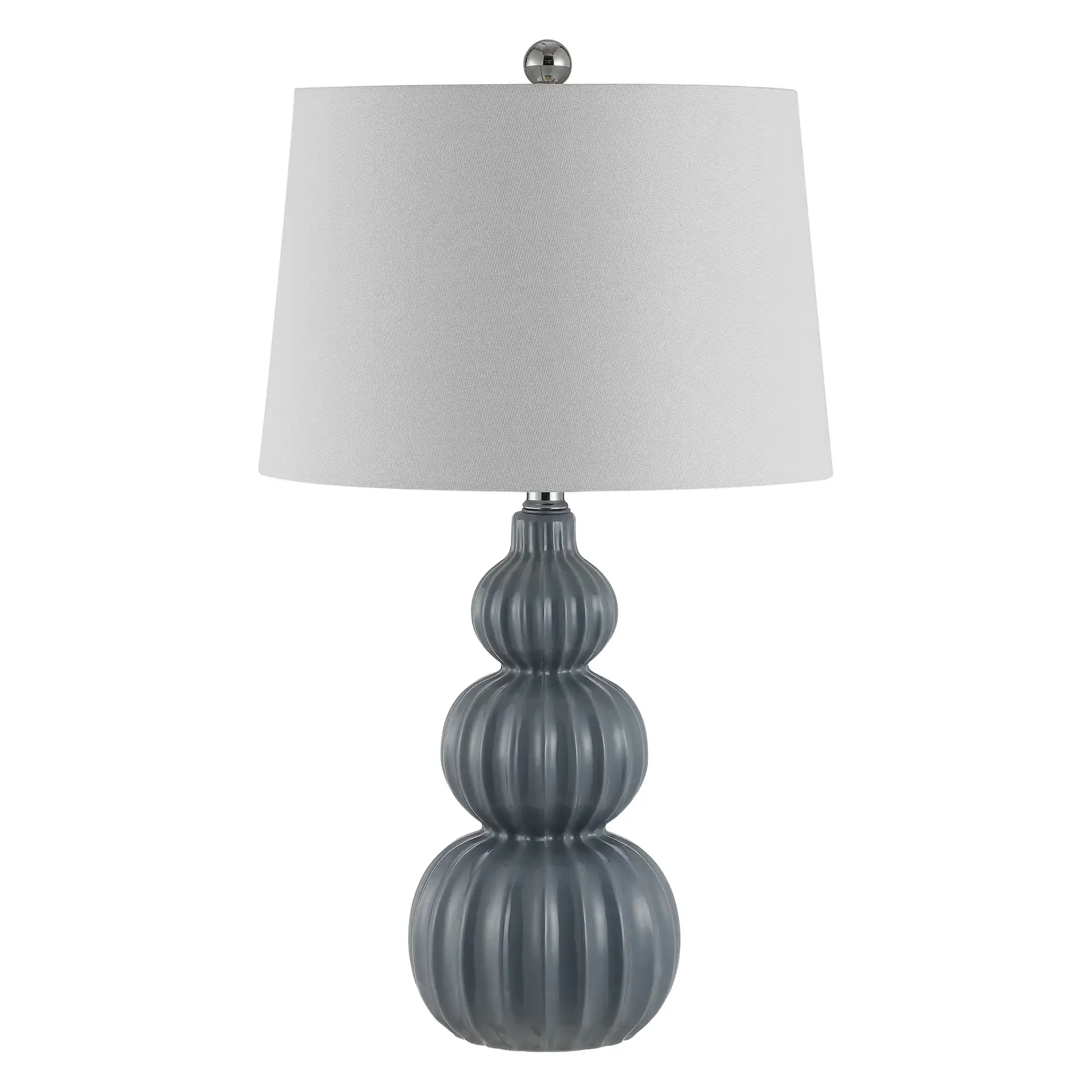 Corina Table Lamp in Gray, detail view