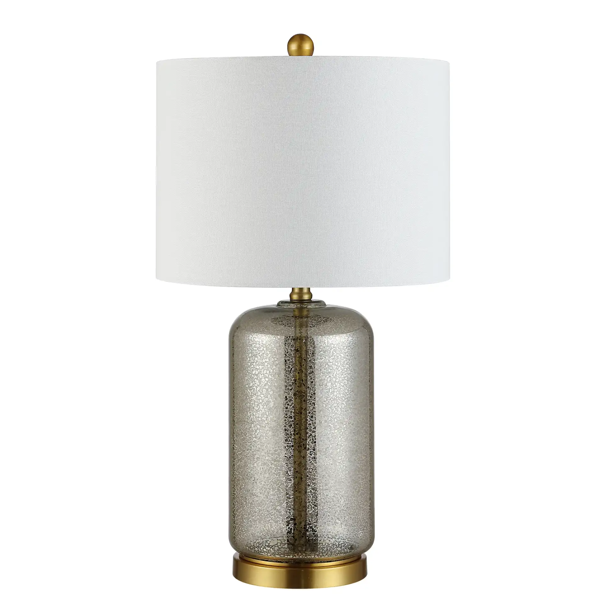 Novah Table Lamp in Silver, detail view