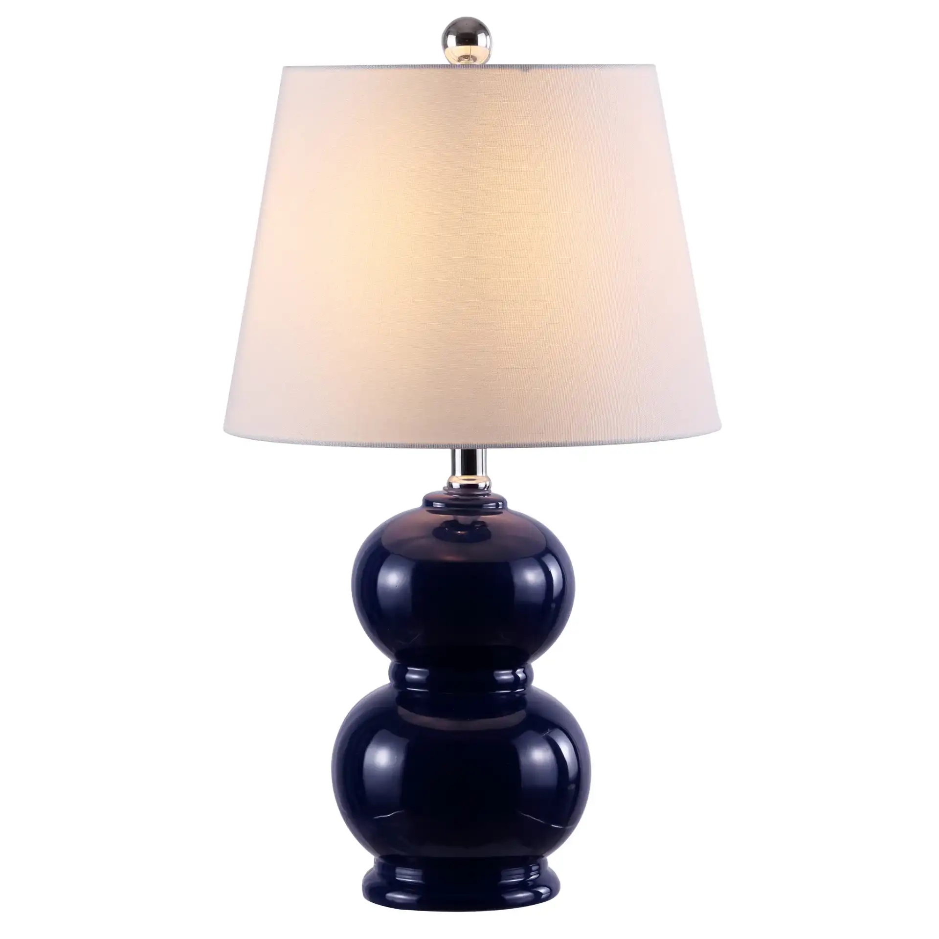 Everlee Table Lamp in Navy Blue