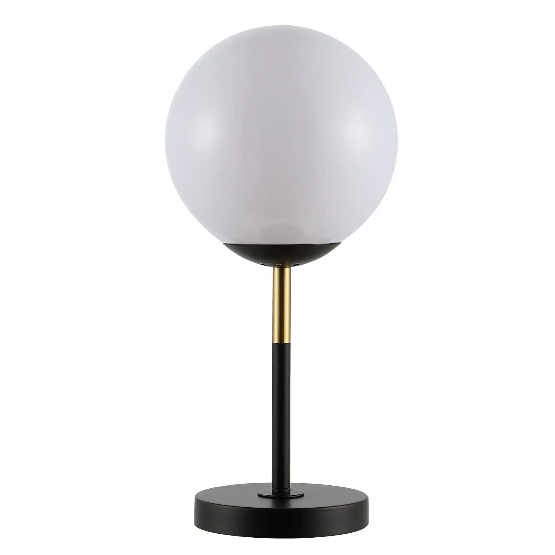 Gemini Table Lamp in Black / Gold, detail view