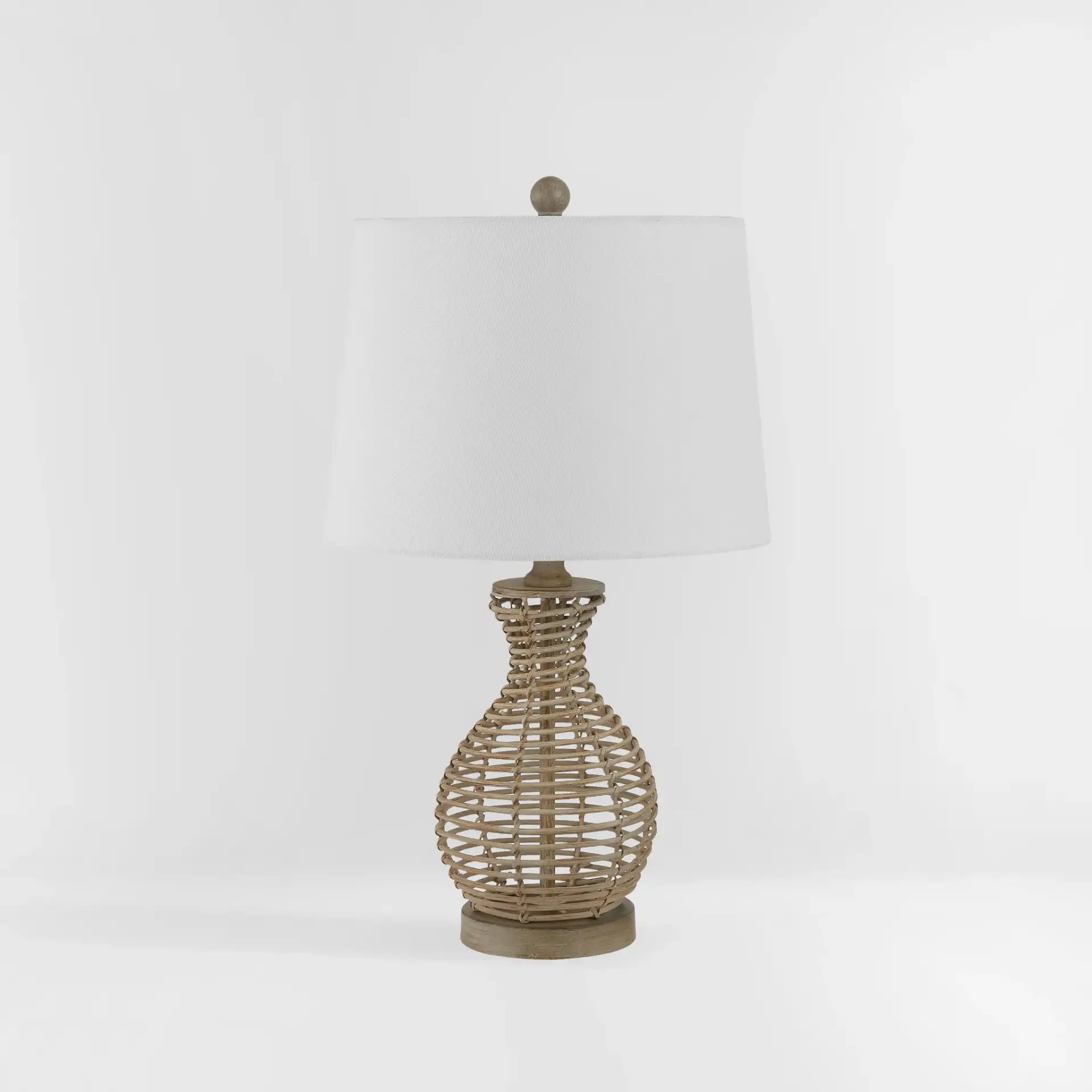 Flora Table Lamp in Natural, detail view