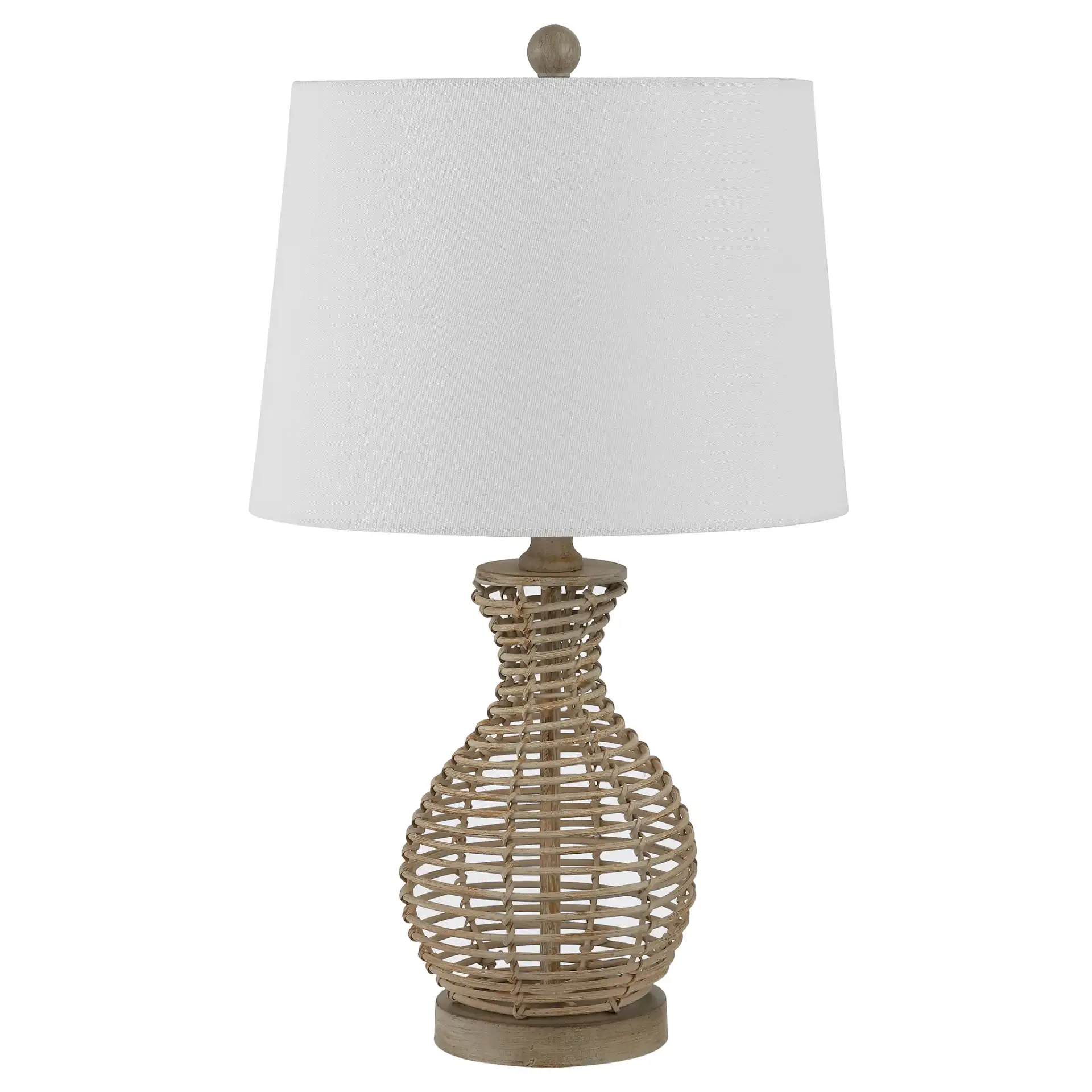 Flora Table Lamp in Natural, detail view
