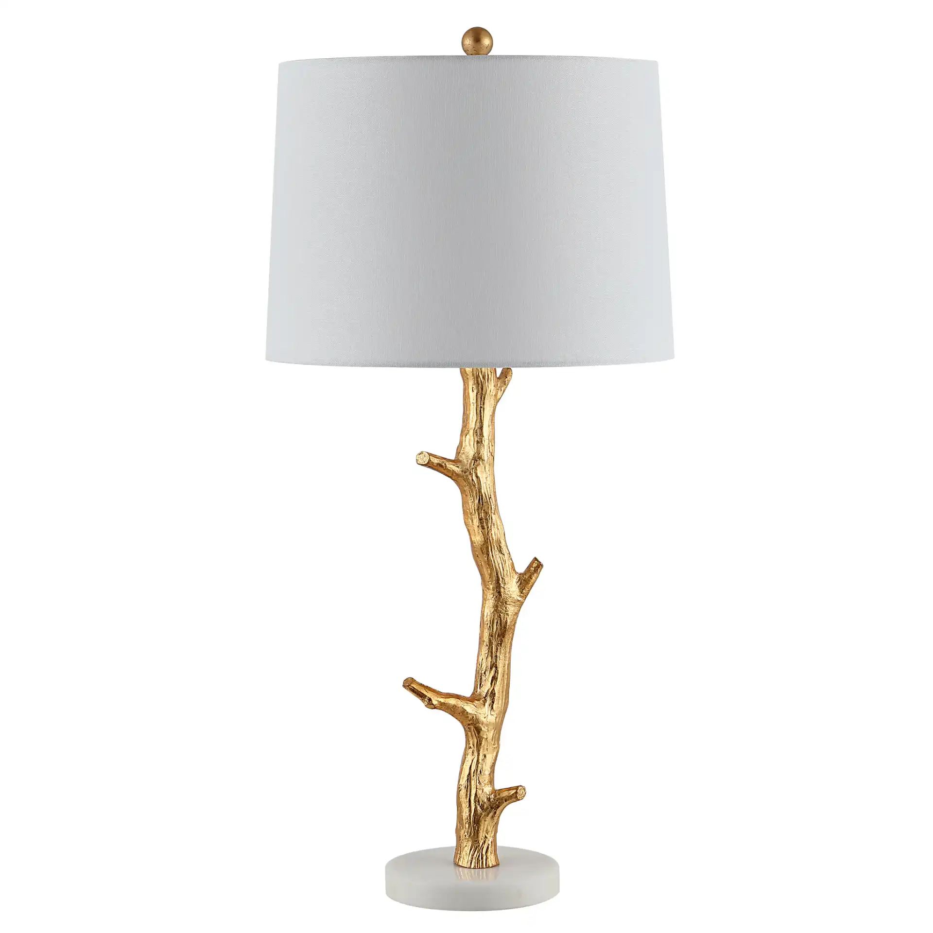 Olenna Table Lamp in Gold Leaf, detail view