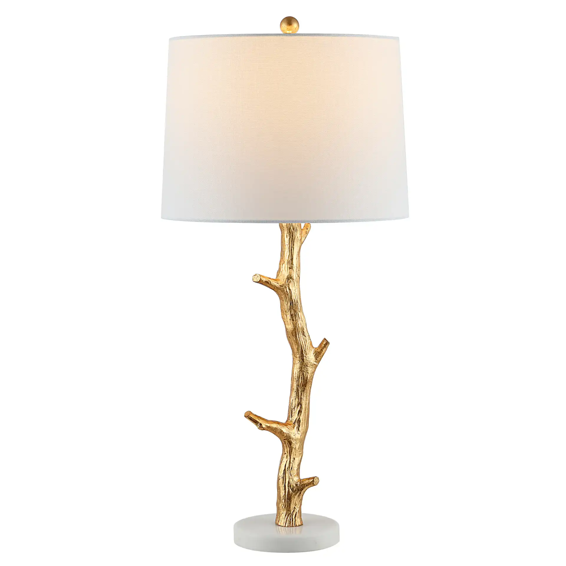 Olenna Table Lamp in Gold Leaf