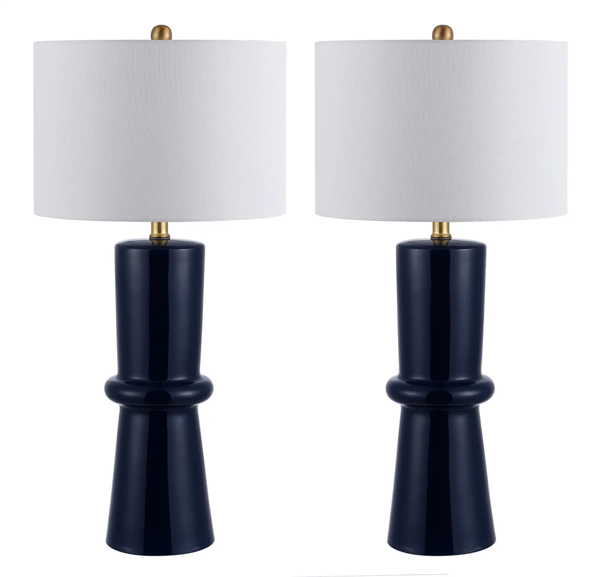 Ellaria Table Lamp (Set Of 2) in Navy Blue, detail view