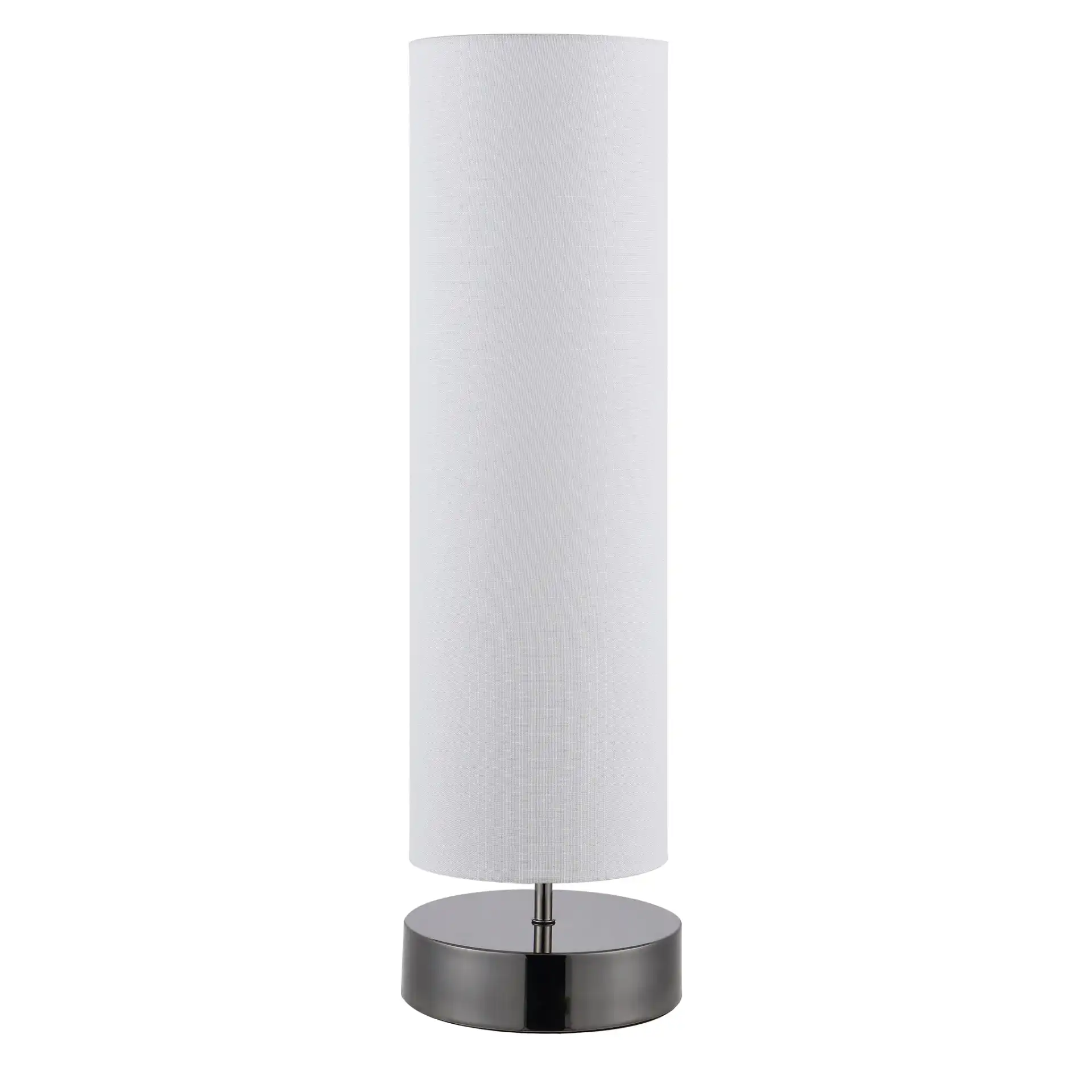 Wick Table Lamp in Nickel, detail view