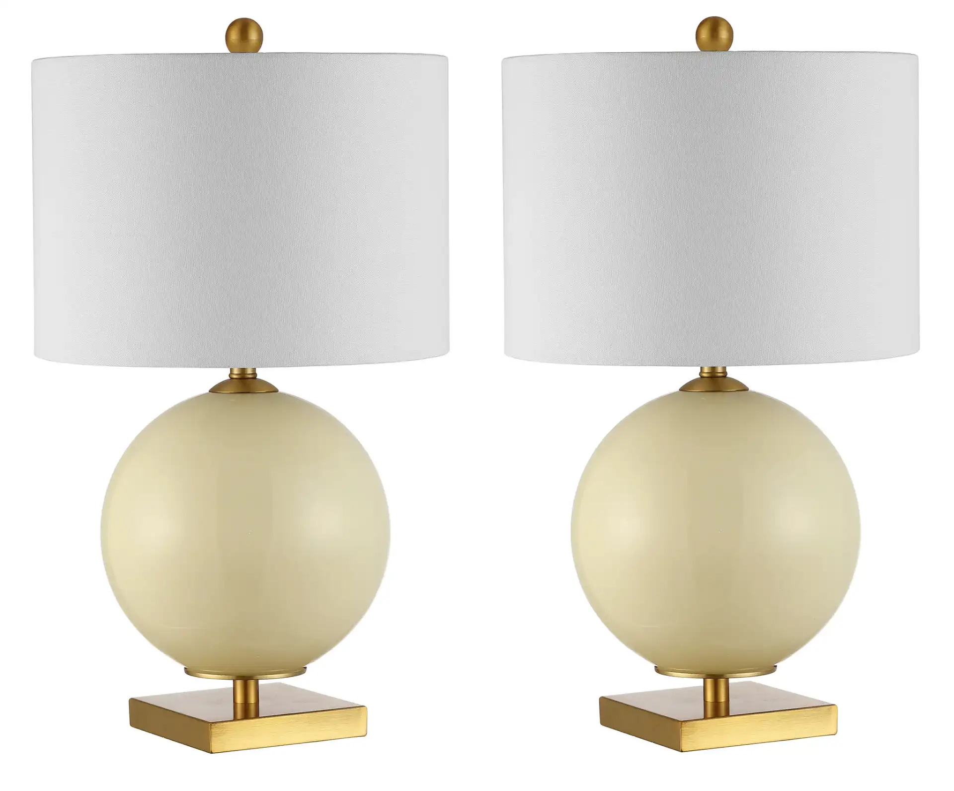Anina Table Lamp (Set Of 2) in Cream, detail view