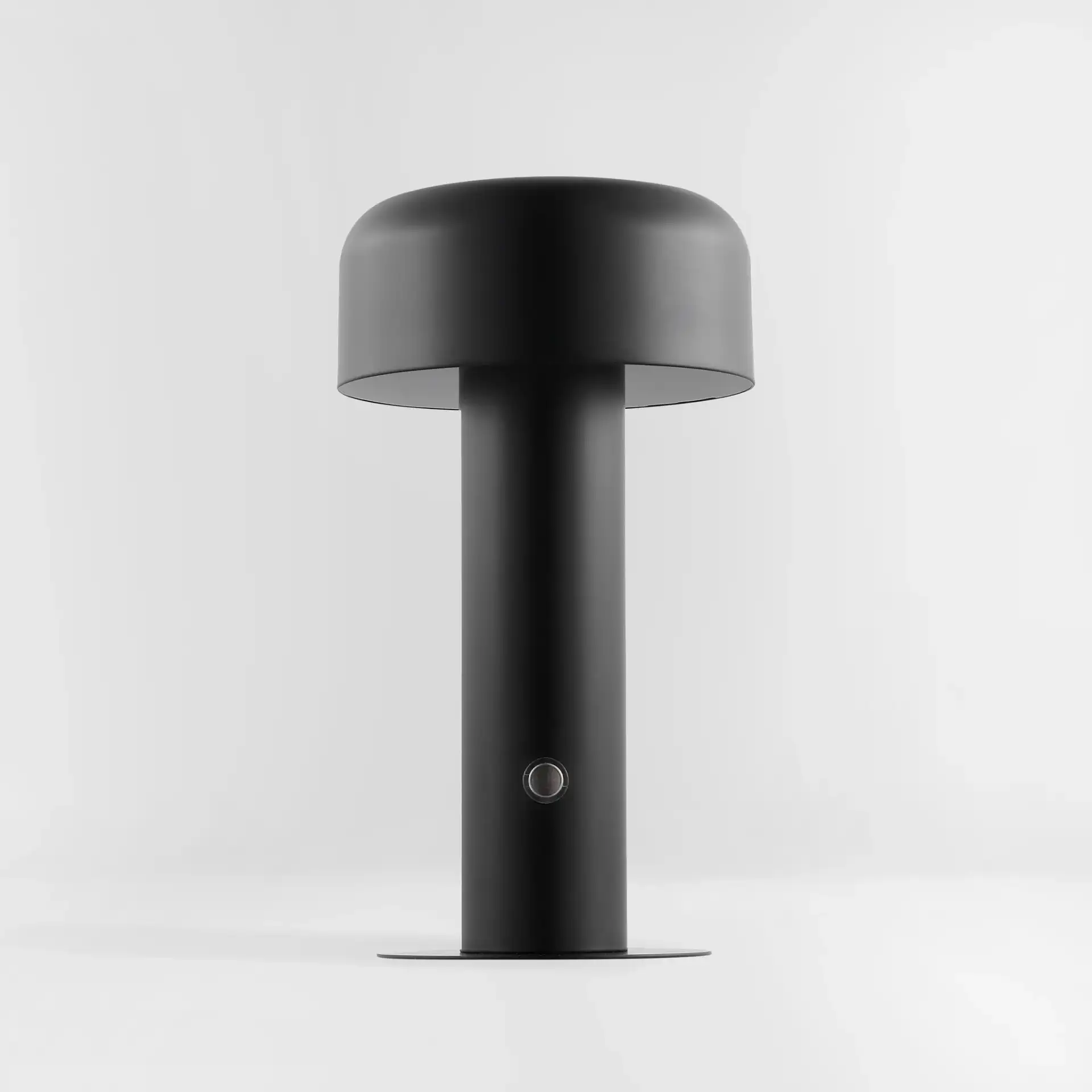Mayella Rechargeable Led Table Lamp in Black, detail view