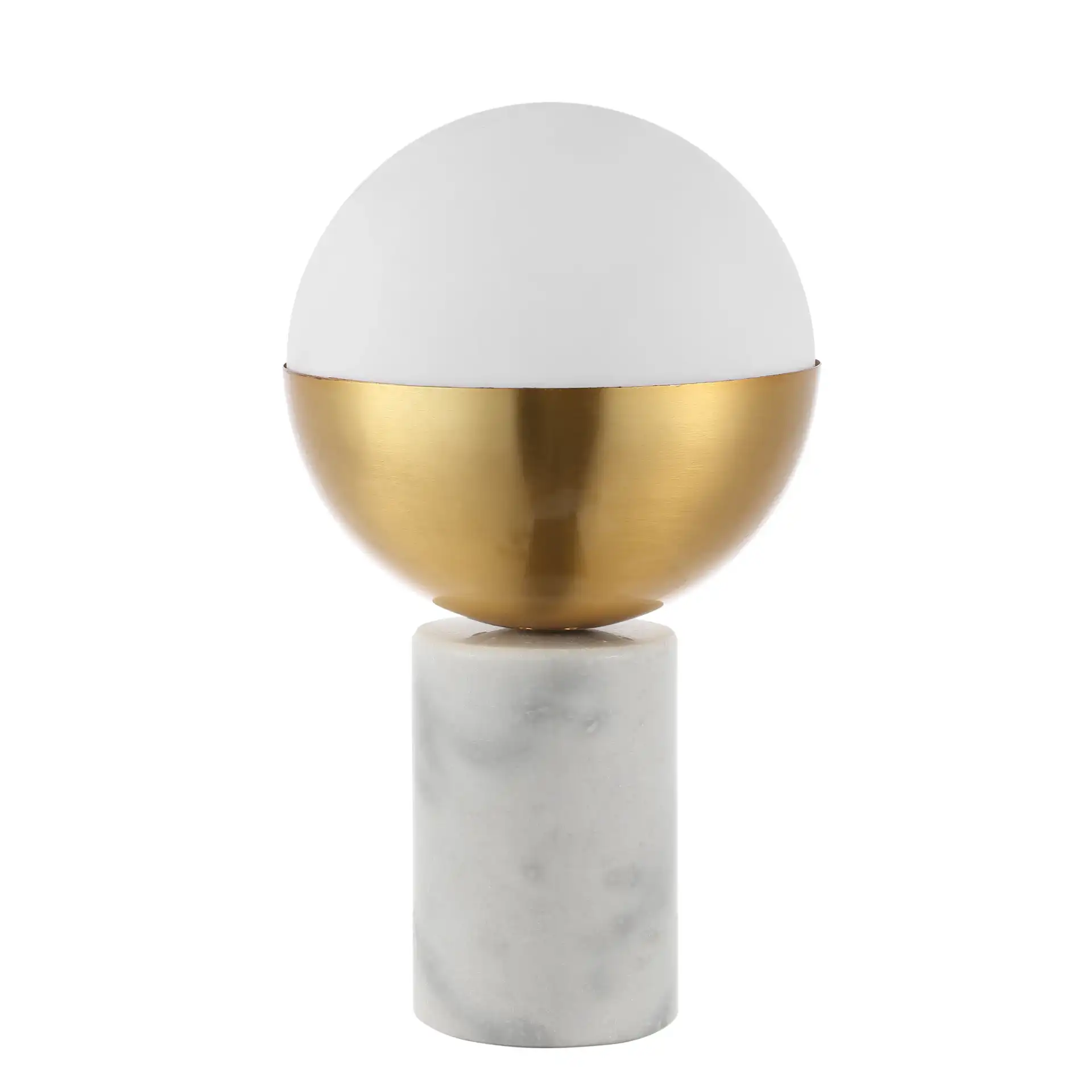 Evolet Table Lamp in Gold / White, detail view