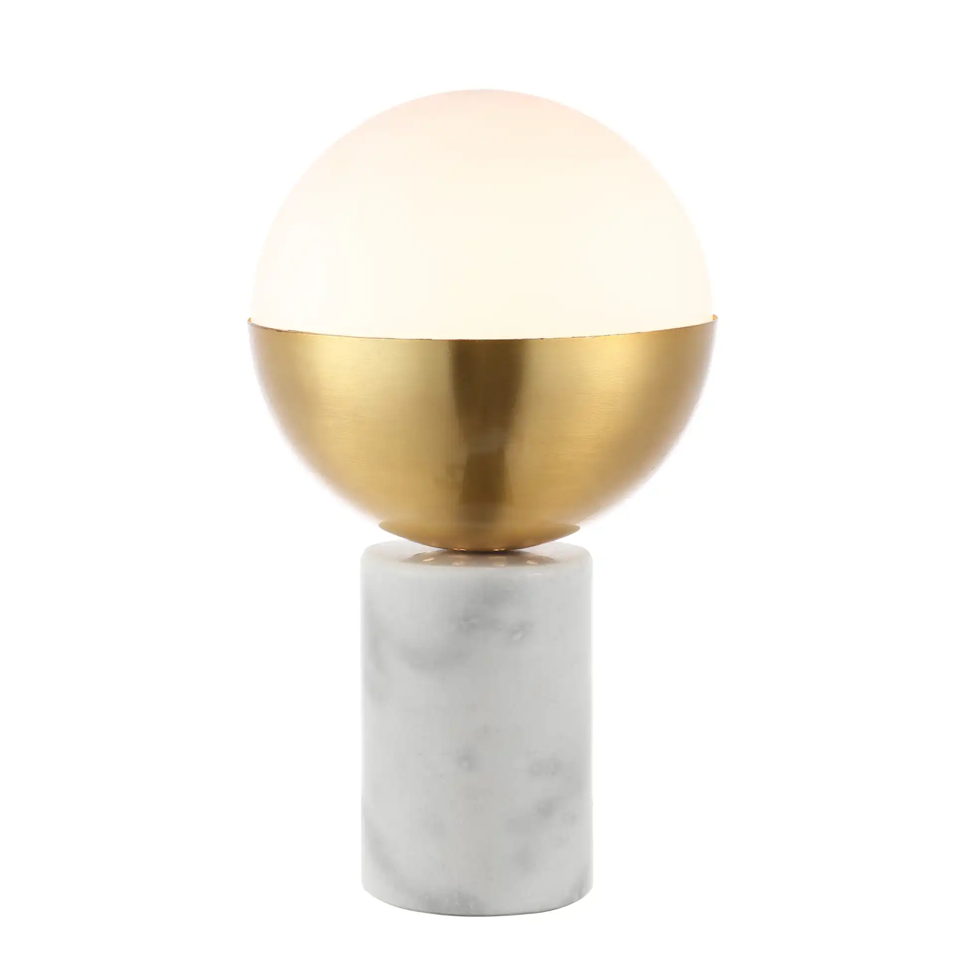 Evolet Table Lamp in Gold / White