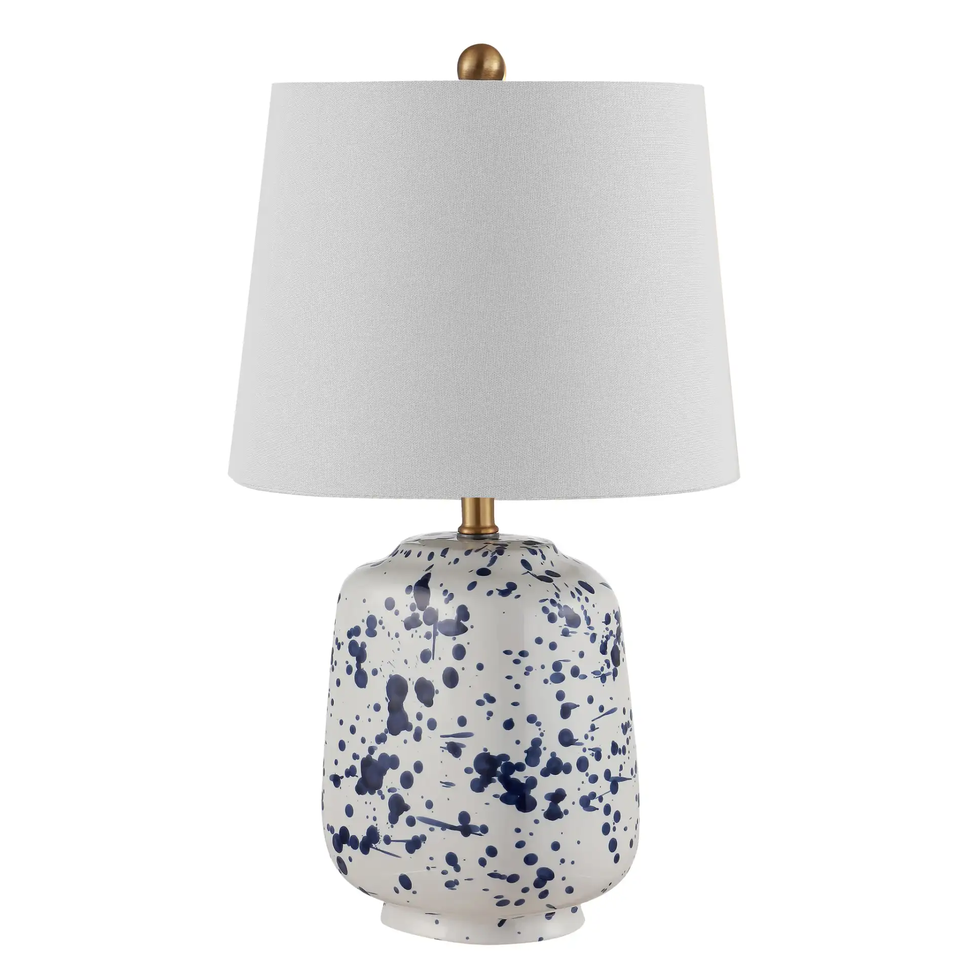 Greyon Table Lamp in Navy Blue, detail view