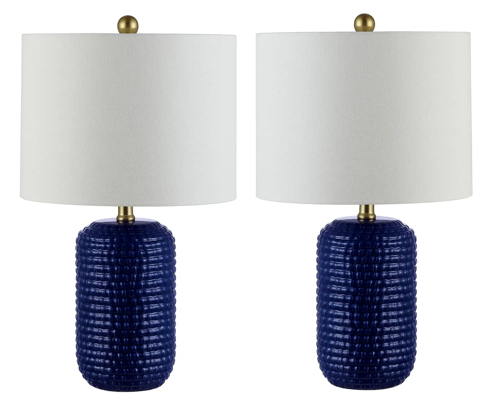 Jace Table Lamp (Set Of 2) in Navy Blue, detail view