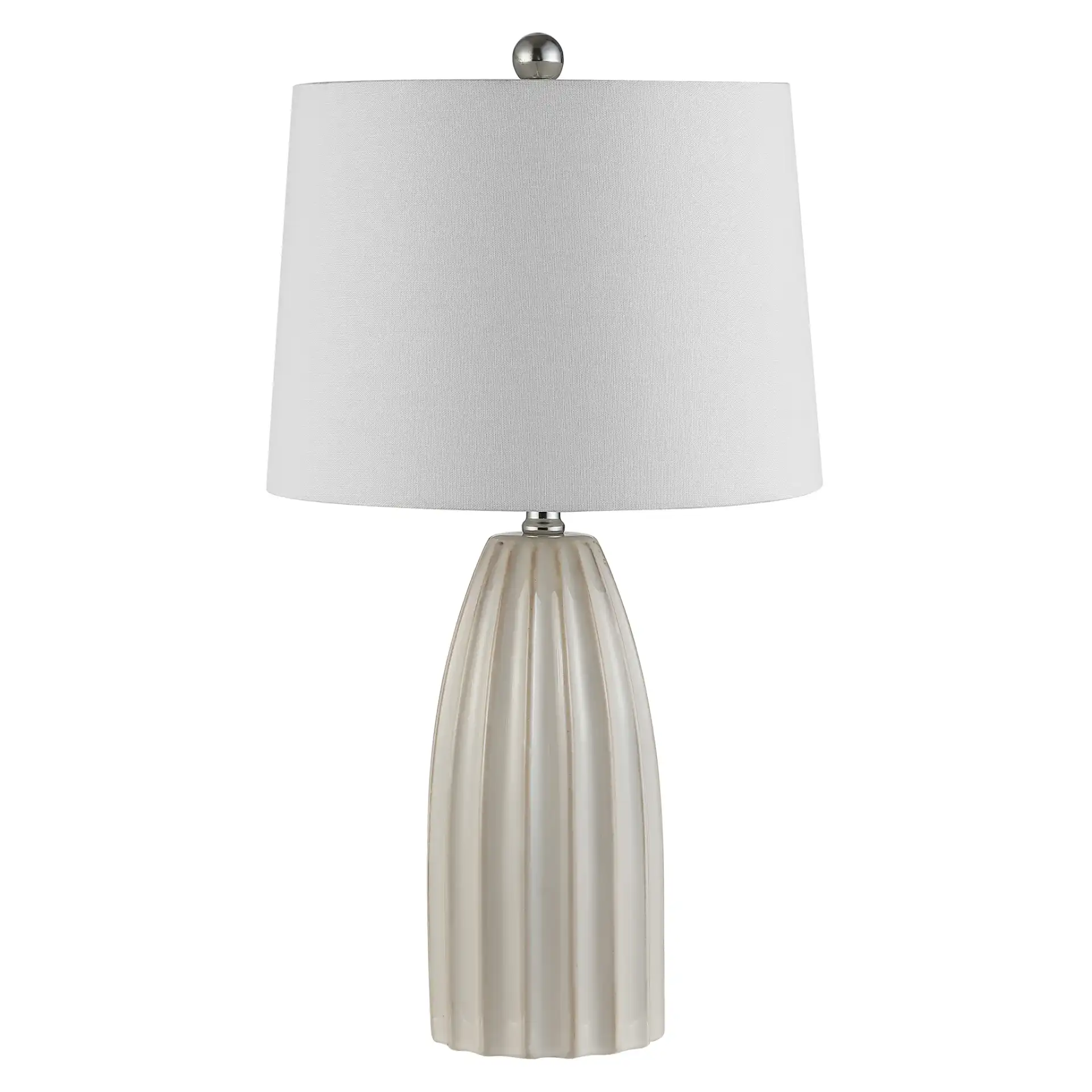 Kayden Table Lamp in Ivory, detail view