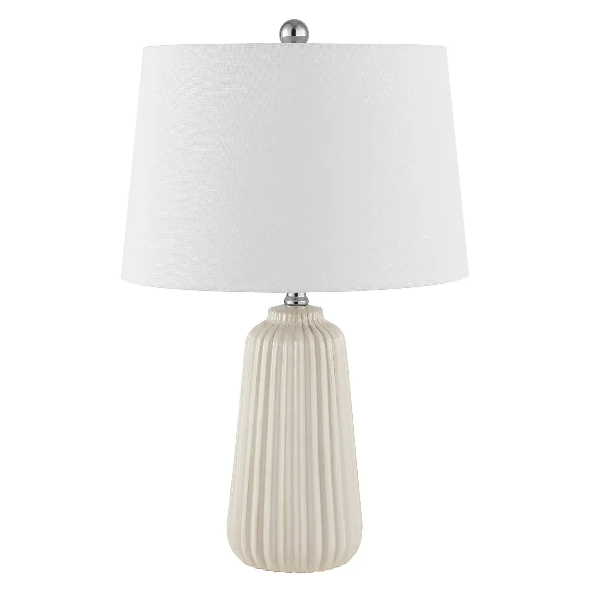 Sawyer Table Lamp in Ivory, detail view