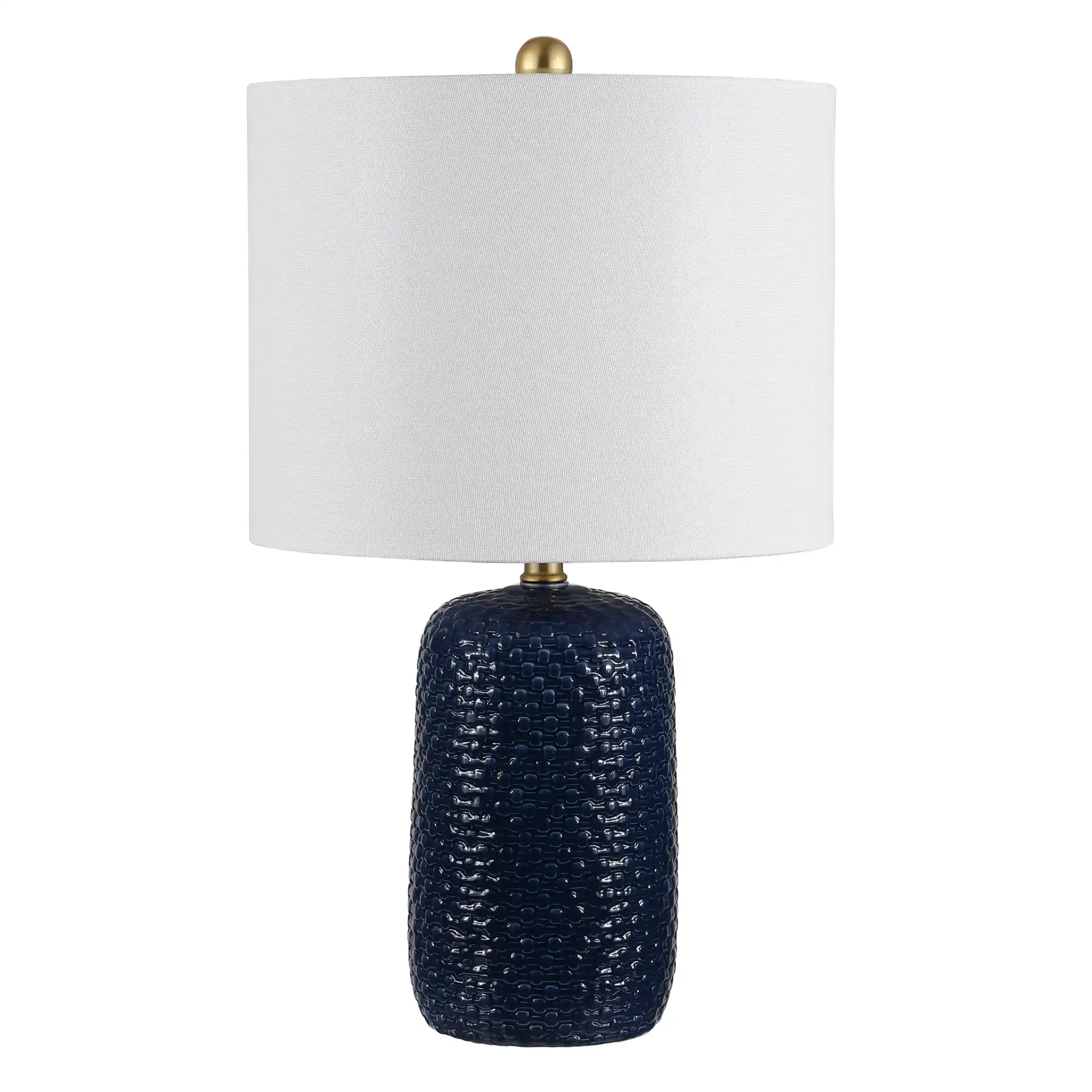 Huxley Table Lamp (Set Of 2) in Navy Blue, detail view