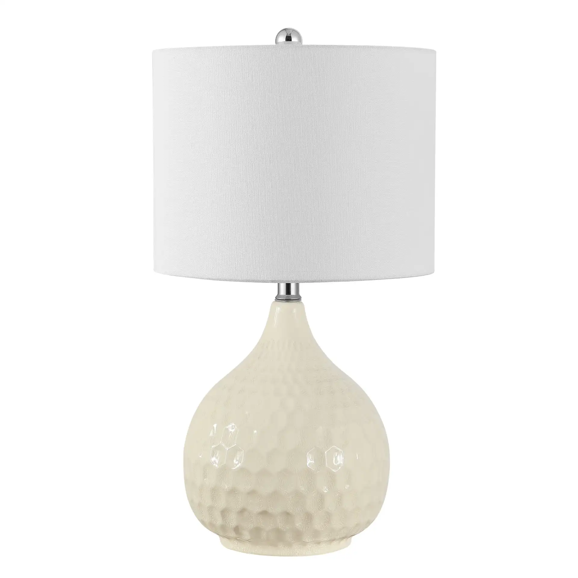 Nalon Table Lamp (Set Of 2) in Ivory, detail view