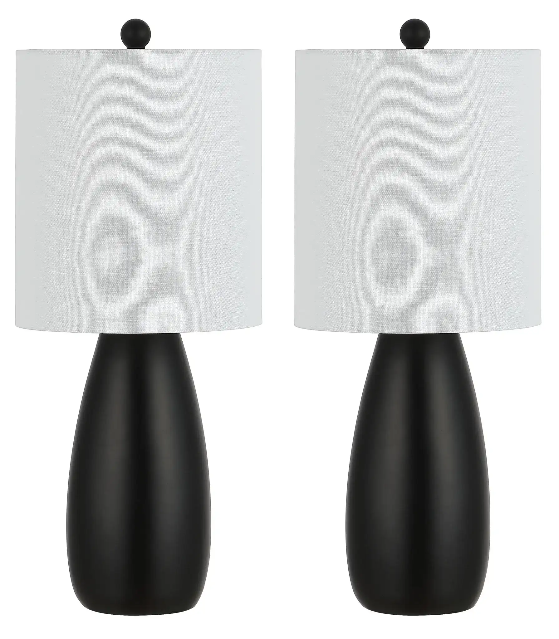 Arlia Table Lamp (Set Of 2) in Black, detail view