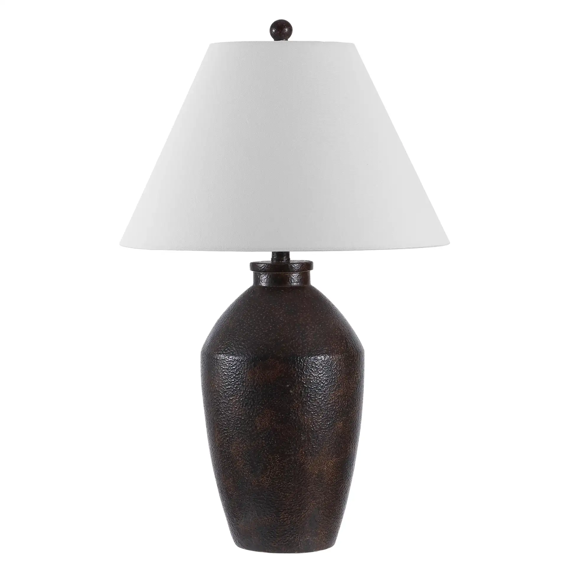 Rani Table Lamp in Brown, detail view