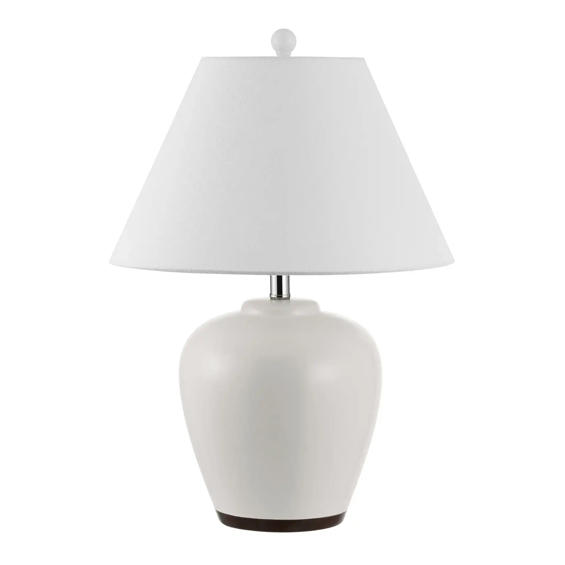 Etren Table Lamp in Ivory, detail view