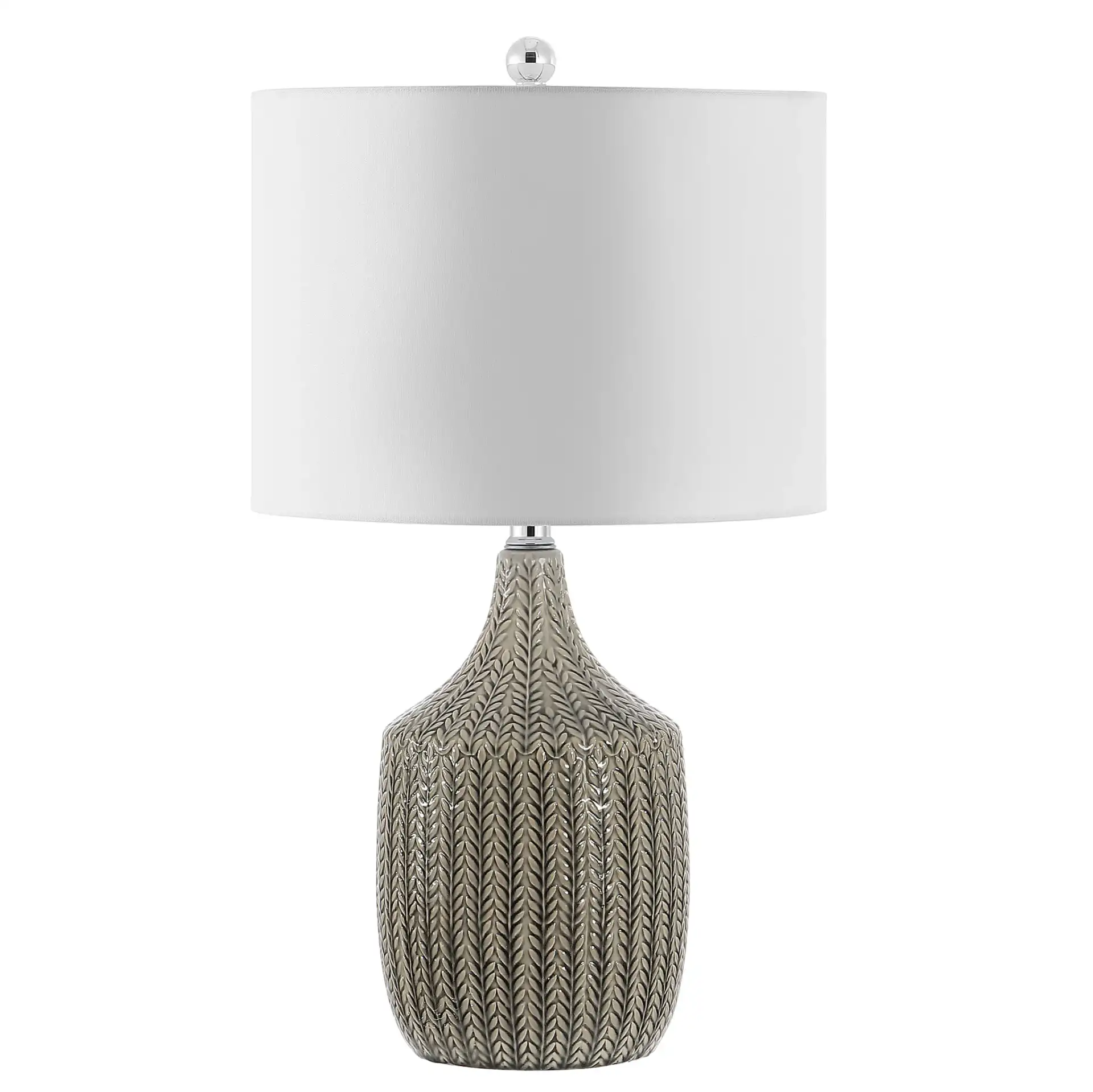 Secia Table Lamp in Gray, detail view