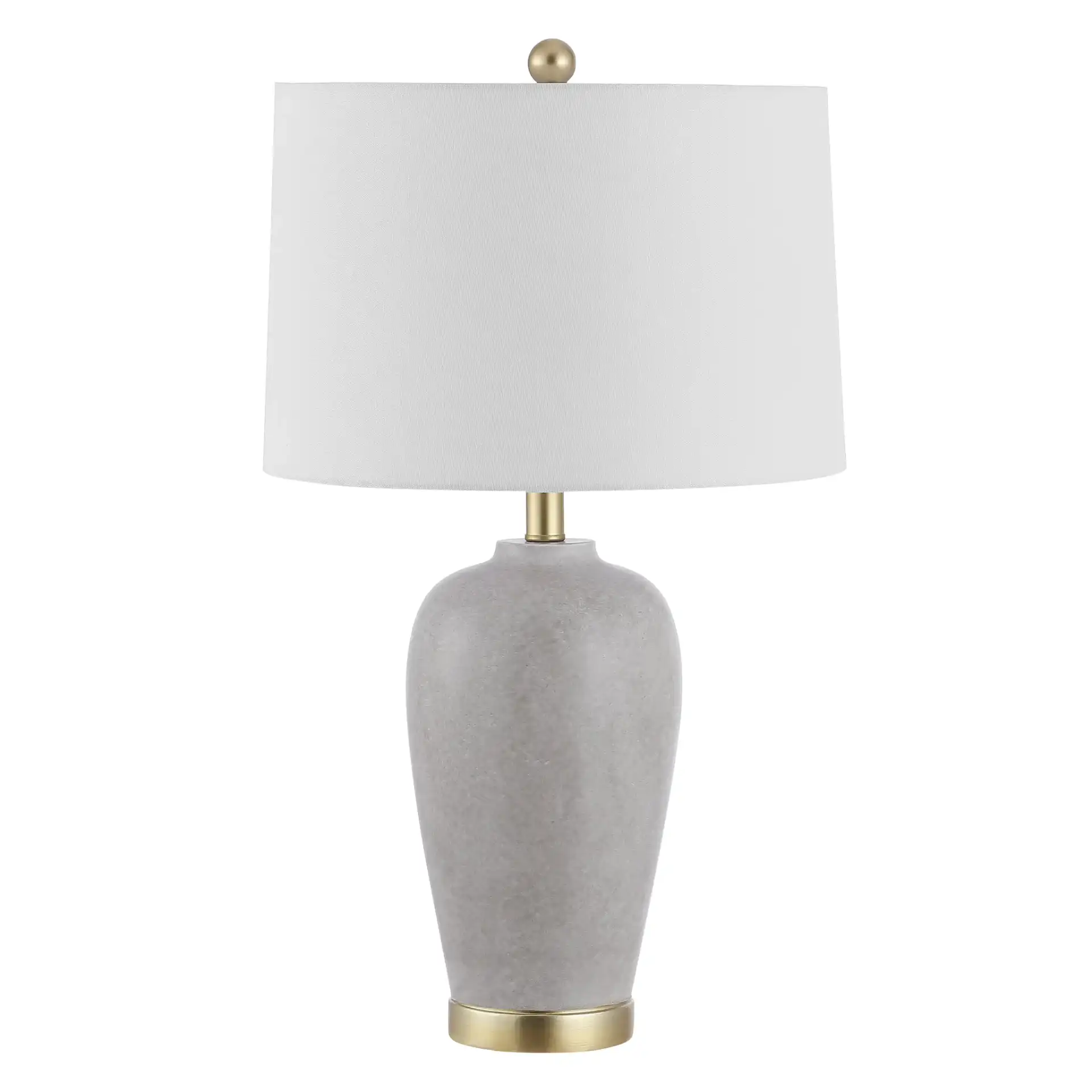 Kline Table Lamp With Usb in Gray, detail view