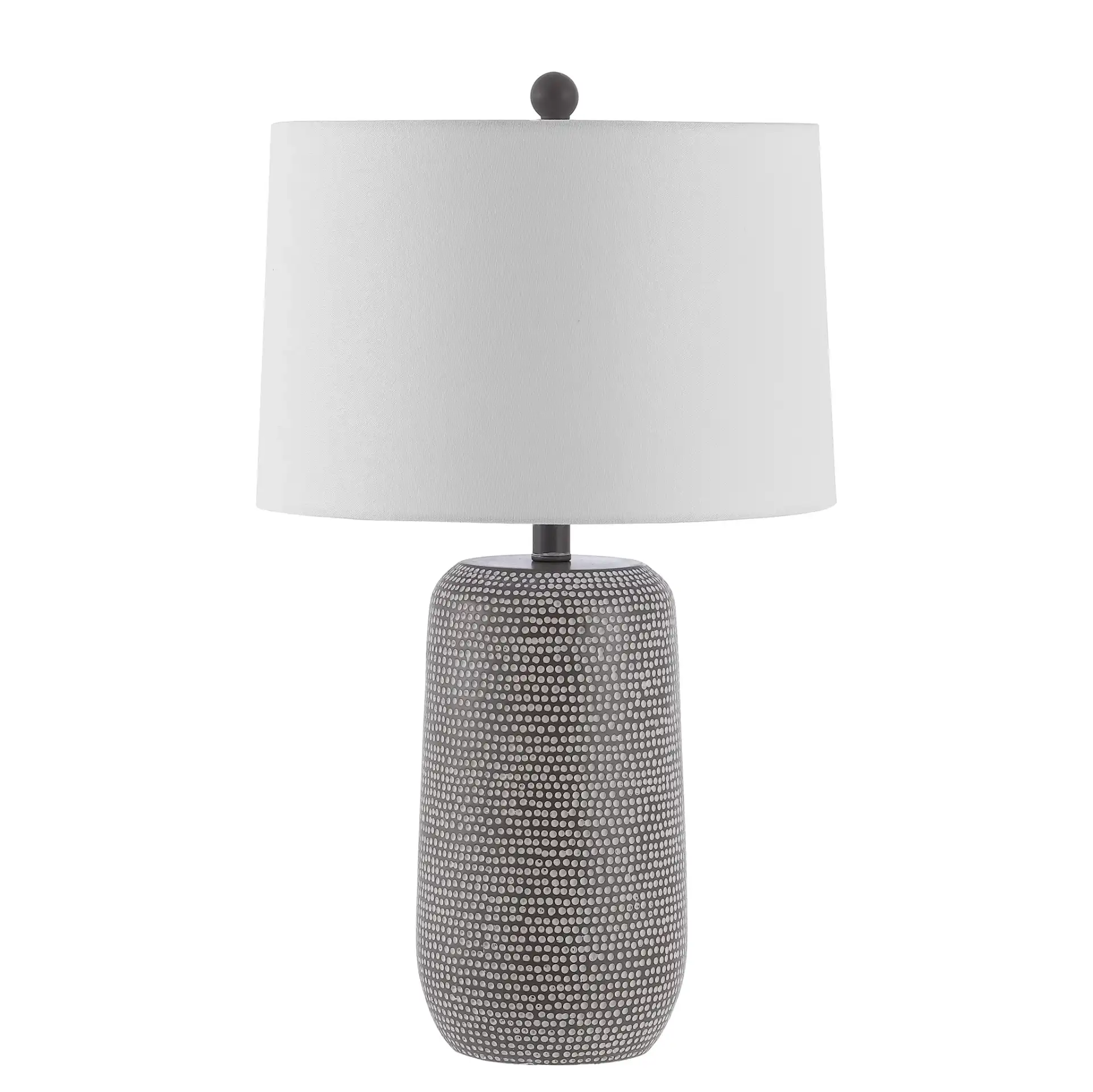 Celvin Table Lamp in Gray / White, detail view