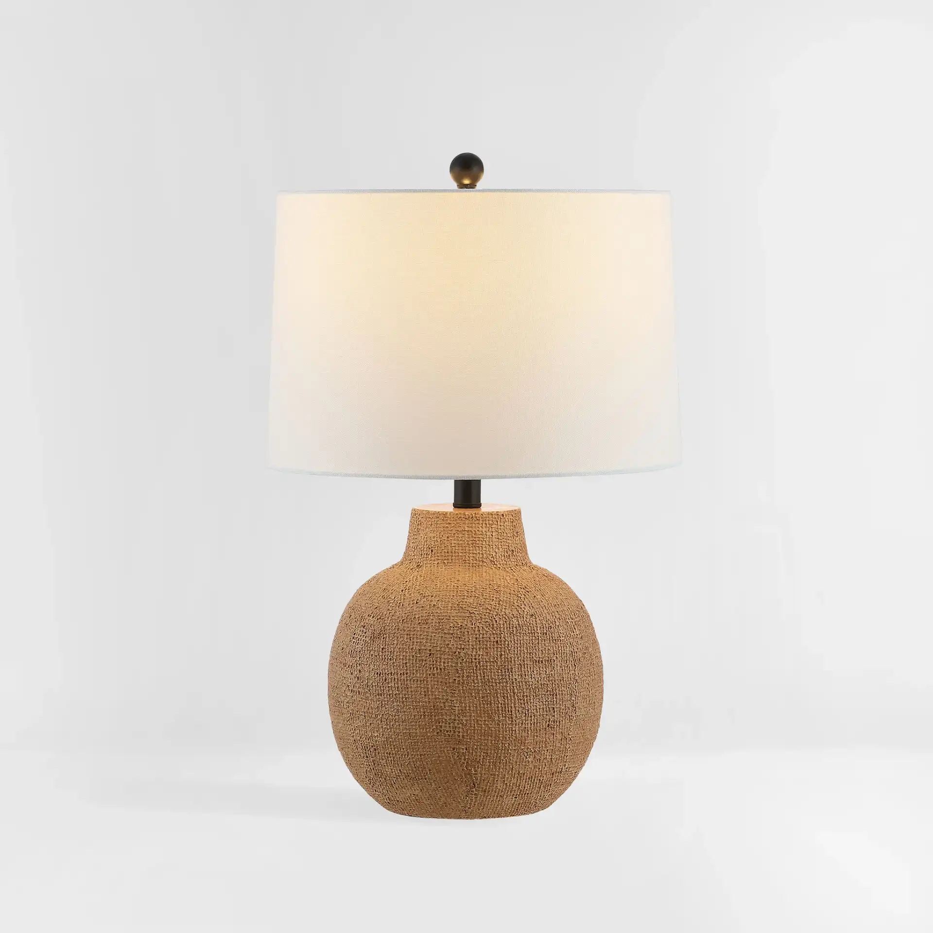 Acer Table Lamp in Brown, detail view
