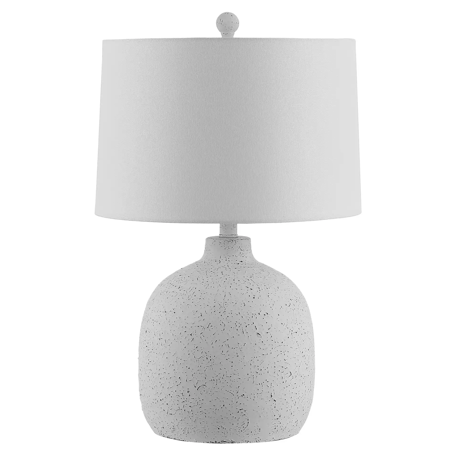 Veleri Table Lamp in White Speckle, detail view