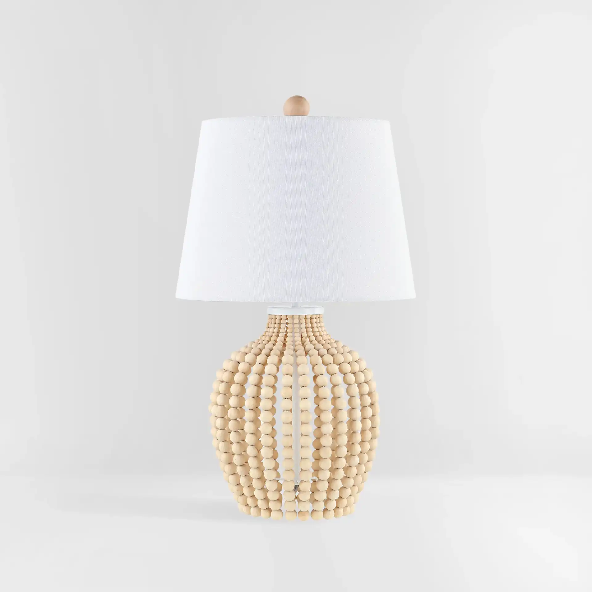 Rewli Table Lamp in Natural / White, detail view